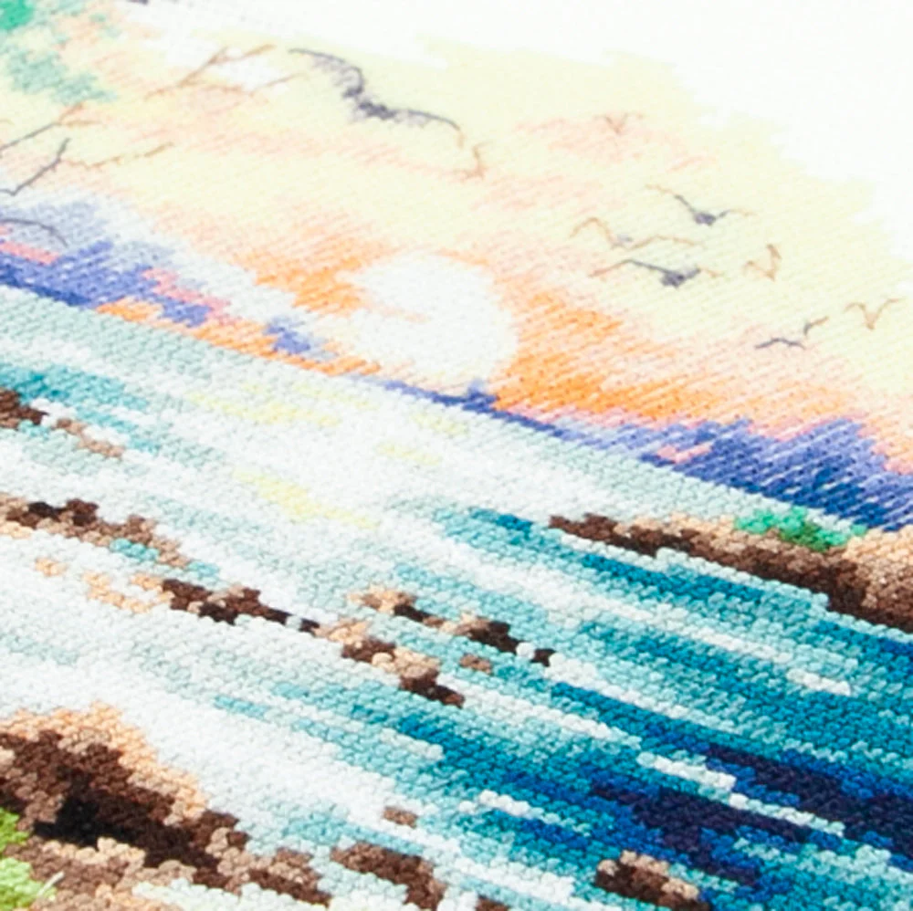 Sea Sunset 70-16 Counted Cross-Stitch Kit - Image 5