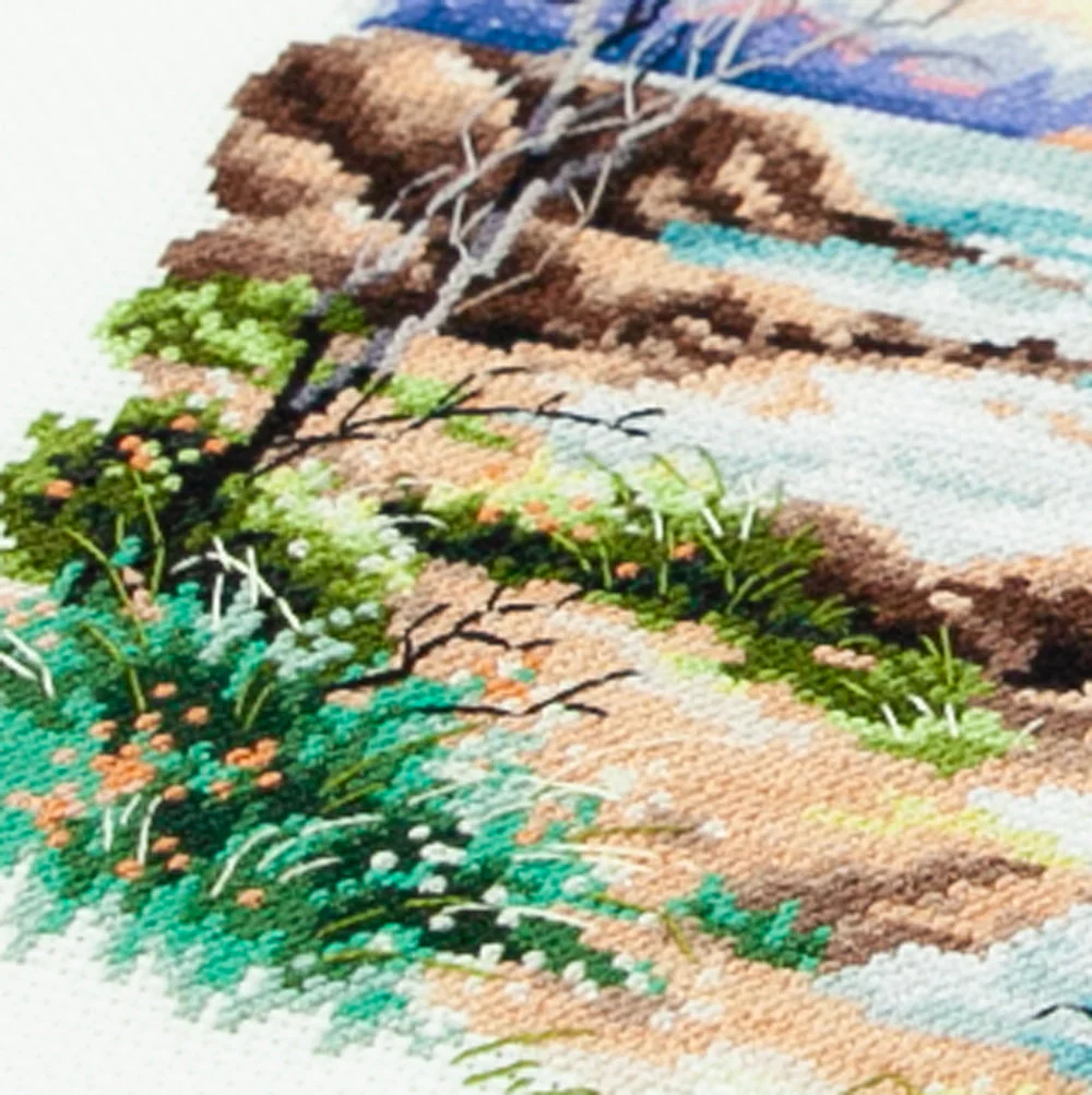 Sea Sunset 70-16 Counted Cross-Stitch Kit - Image 8