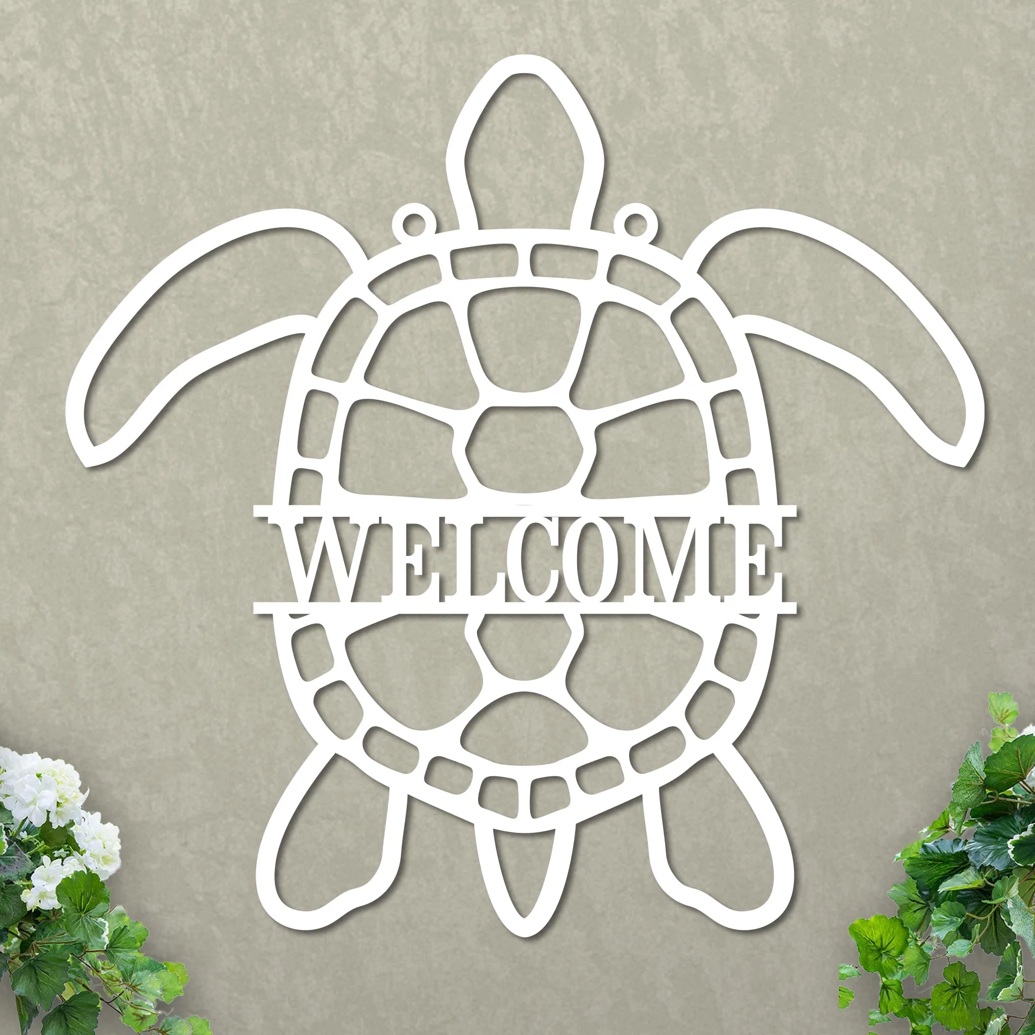 Sea Turtle Welcome Sign - Image 2