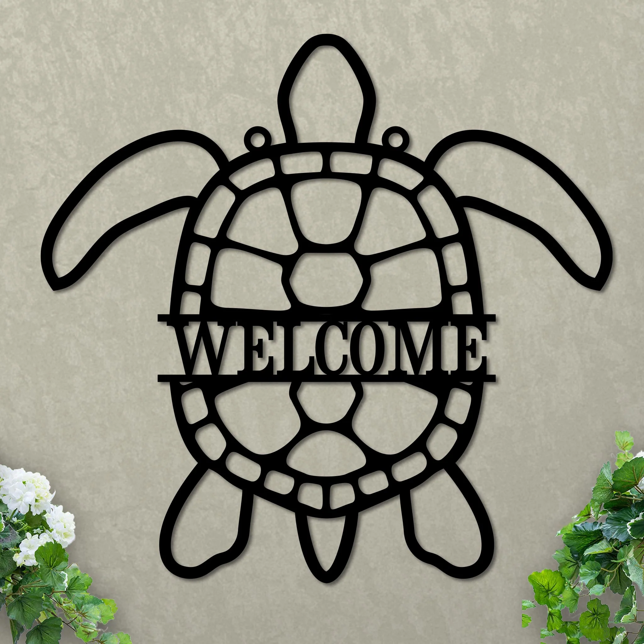 Sea Turtle Welcome Sign - Image 8