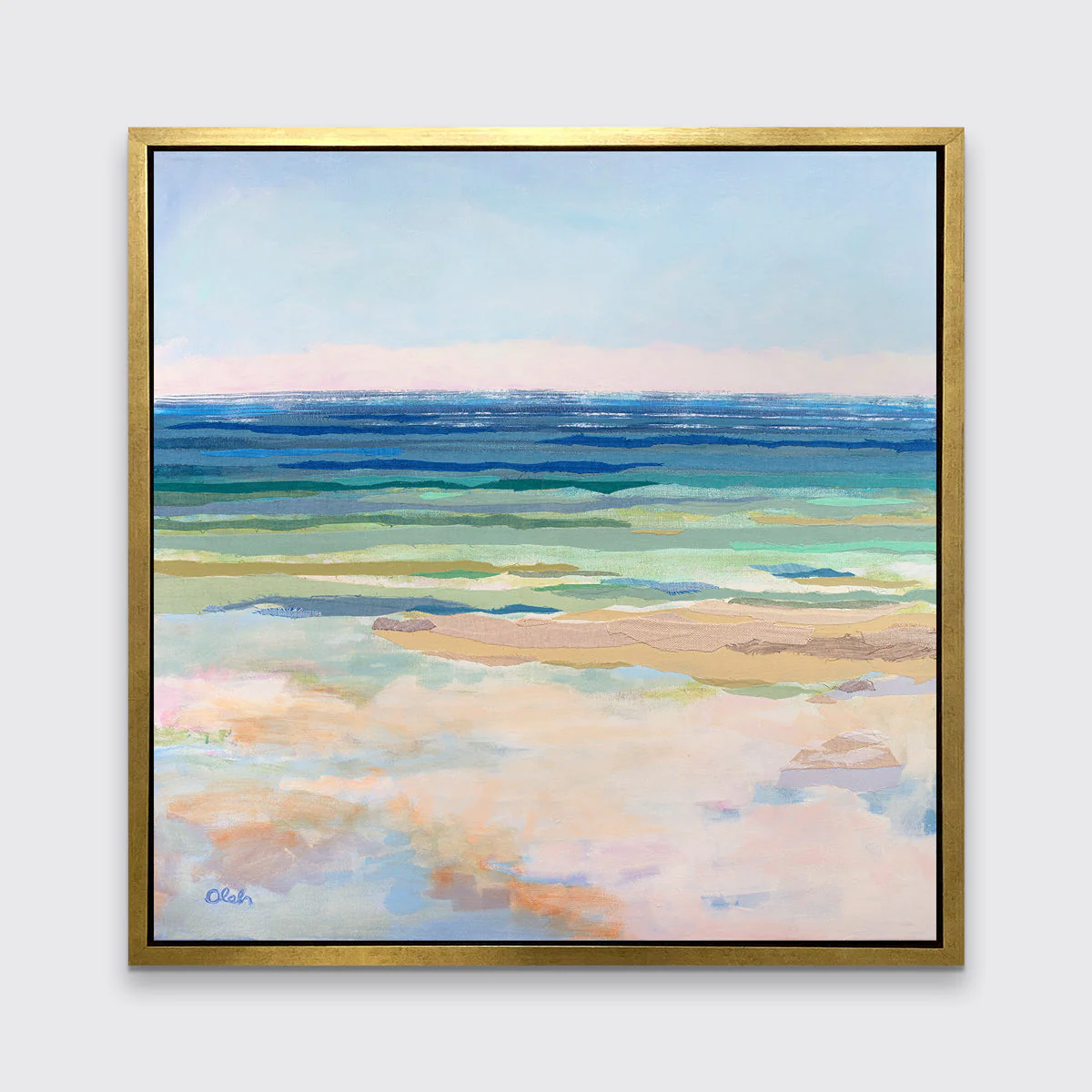 Seaglass Sea 2 - Open Edition Canvas Print - Image 3