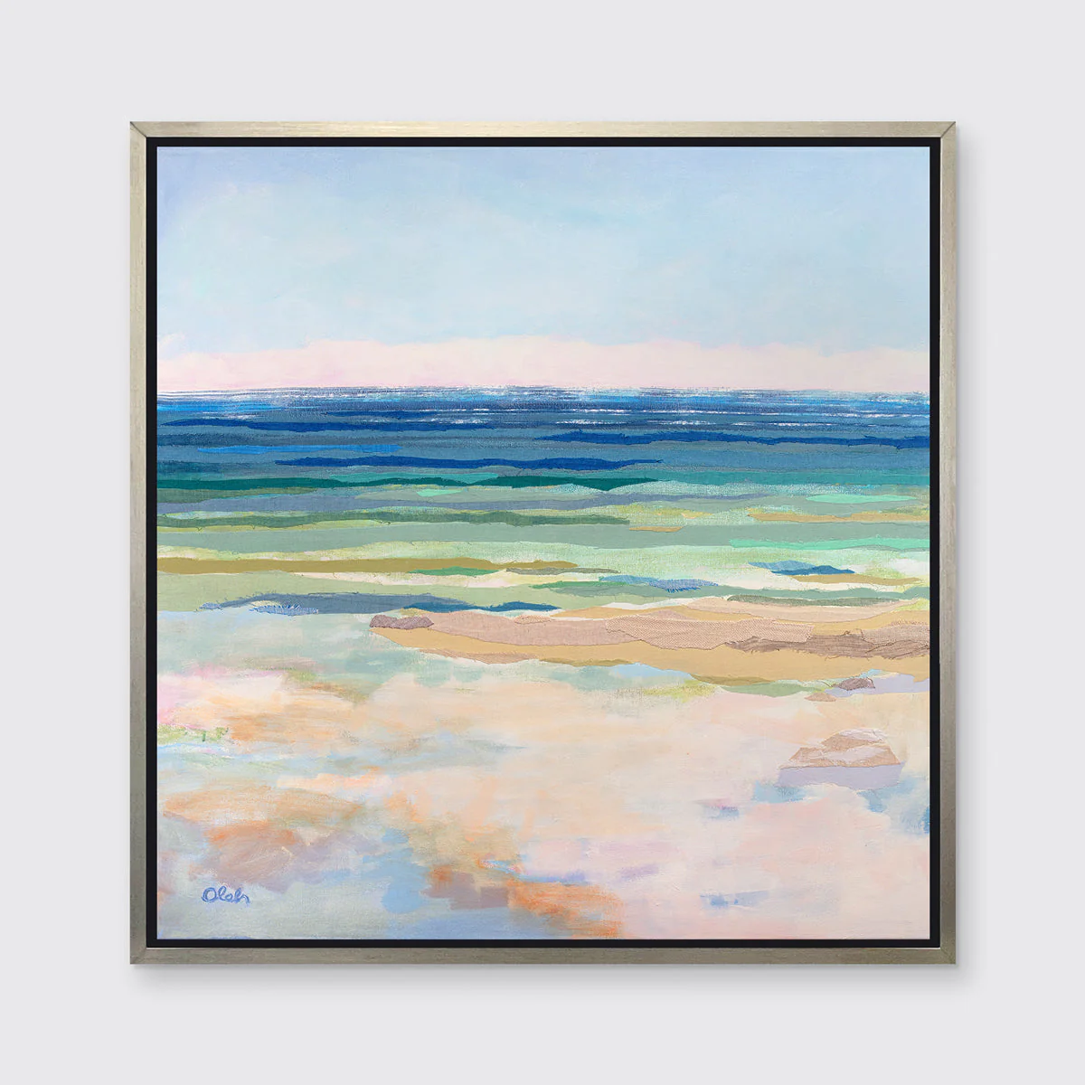 Seaglass Sea 2 - Open Edition Canvas Print - Image 5