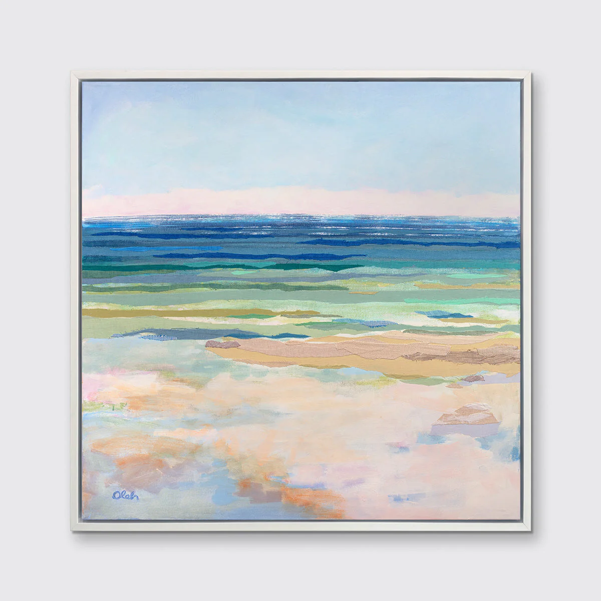 Seaglass Sea 2 - Open Edition Canvas Print - Image 6
