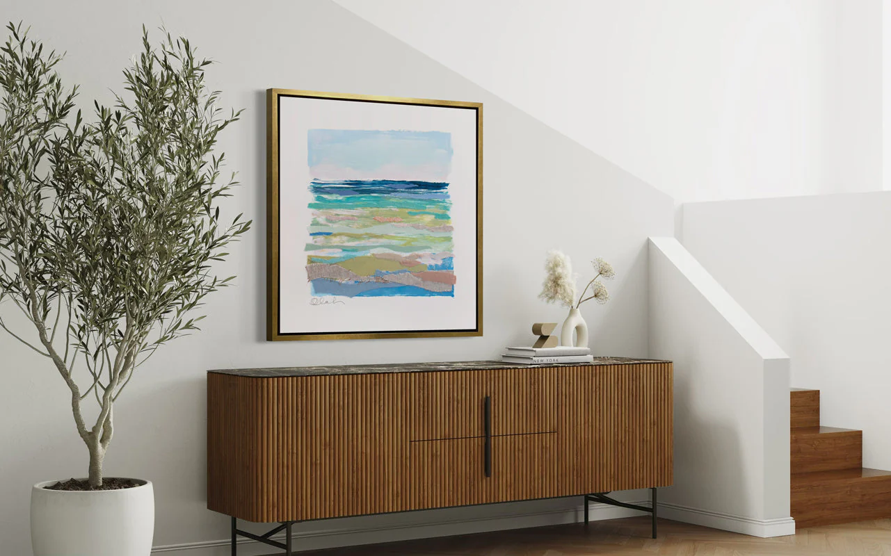 Seaglass Sea 3 - Open Edition Canvas Print - Image 3