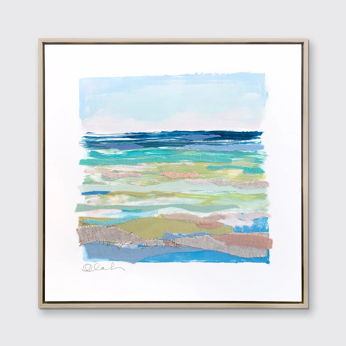 Seaglass Sea 3 - Open Edition Canvas Print - Image 4