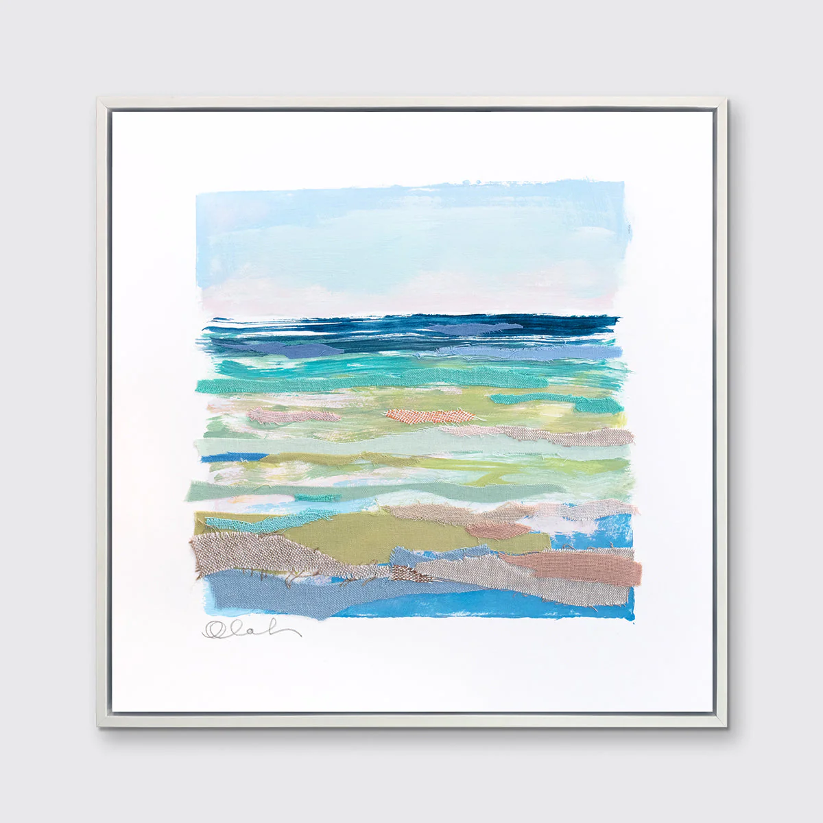 Seaglass Sea 3 - Open Edition Canvas Print - Image 6