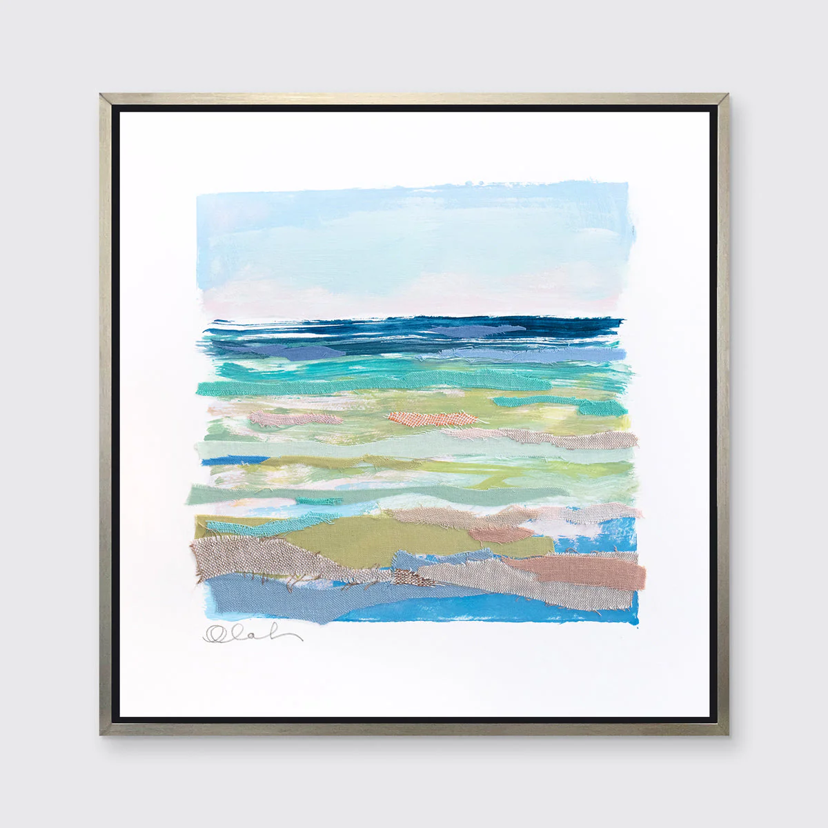 Seaglass Sea 3 - Open Edition Canvas Print - Image 7
