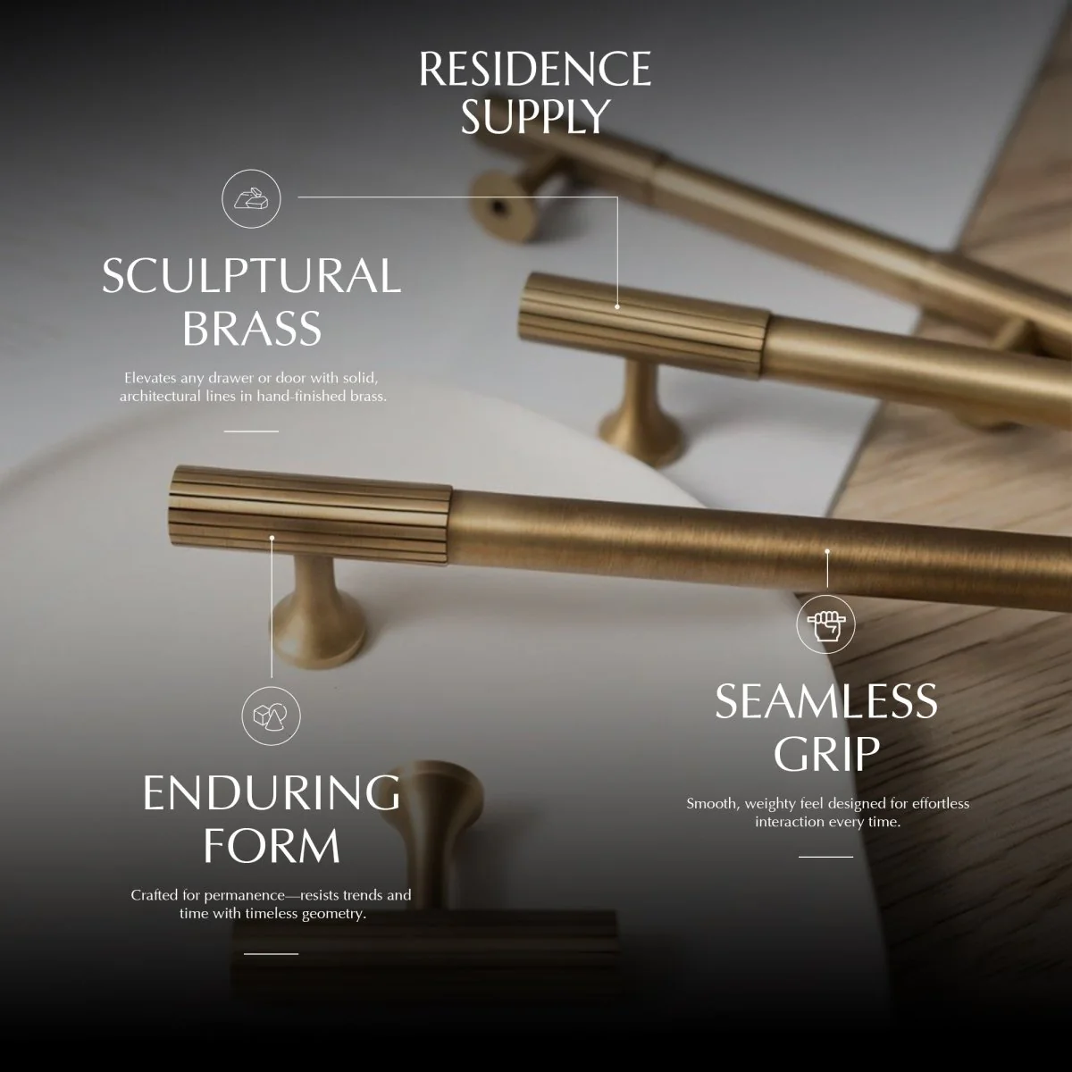 Sean Brass Knob & Pull Bar - Open Box - Image 7