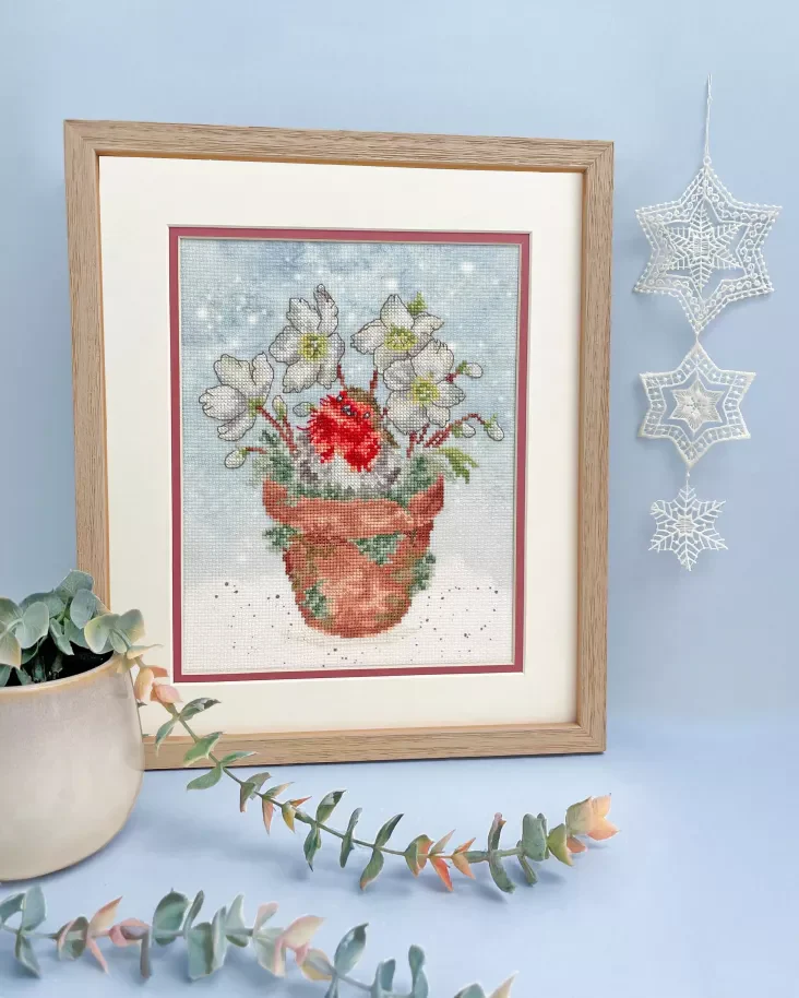 Season's Tweetings XHD147 Counted Cross Stitch Kit - Image 2
