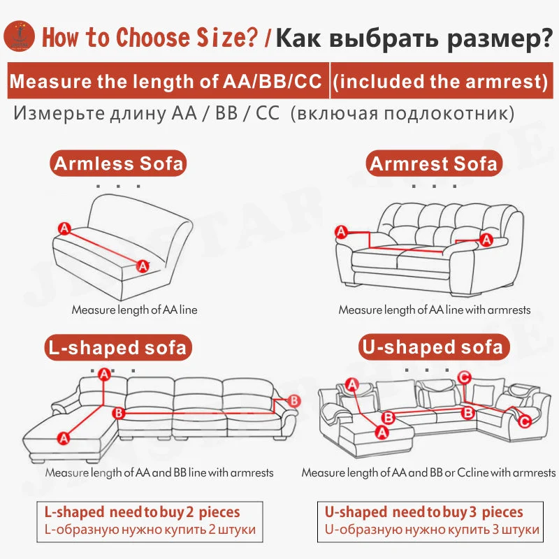 Seersucker Sofa Slipcover with Skirt Stretch Couch Slipcover Easy Fit Universal Furniture Protector - Image 4