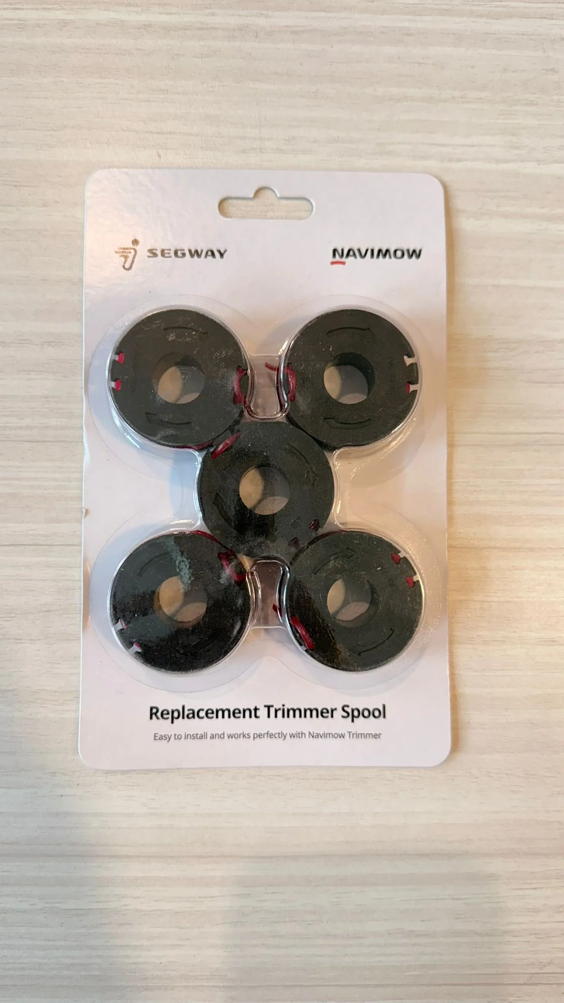 Segway Navimow Replacement Trimmer Spool for Segway Navimow X3 Series – 5-Pack, Preloaded Lines - Image 3