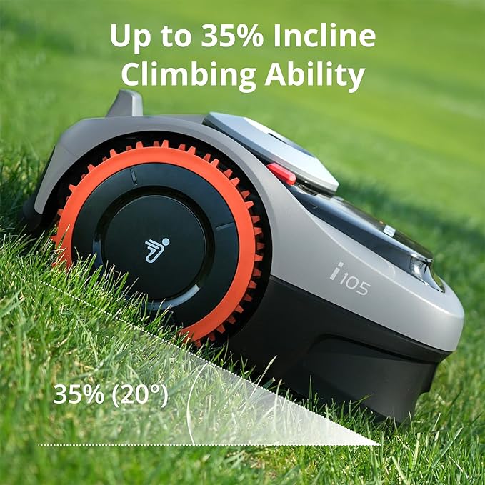 Segway Navimow Robust Off-Road Wheels with Spikes for Segway Navimow i Series – Superior Traction on Slopes and Mud - Image 6