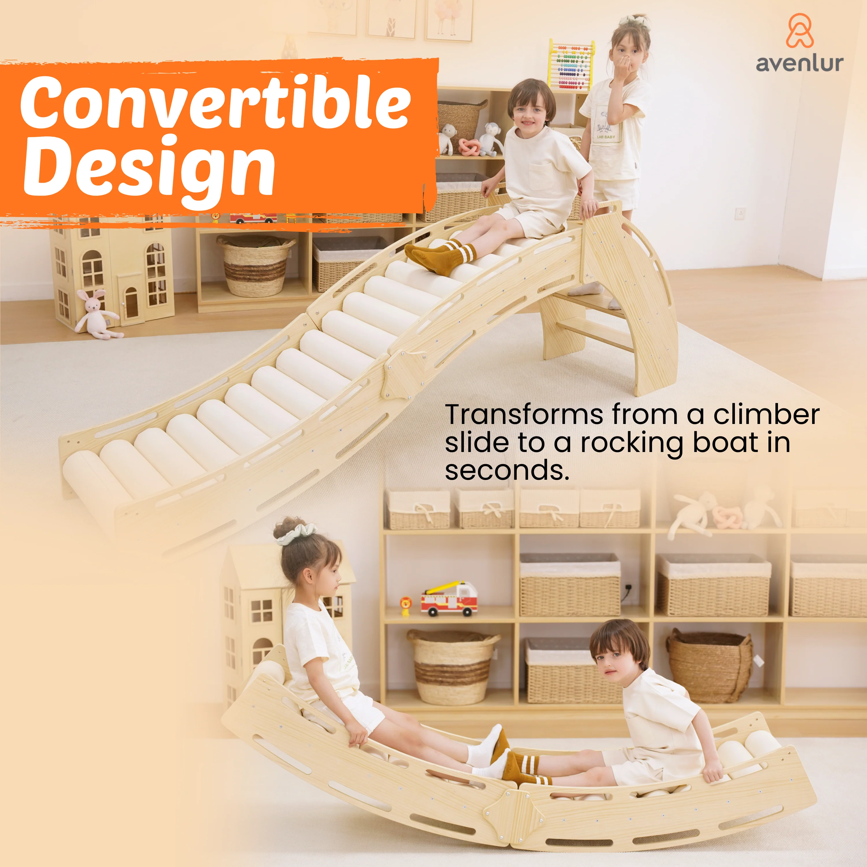 Sensory Roller Slide & Rocker Combo - Image 5