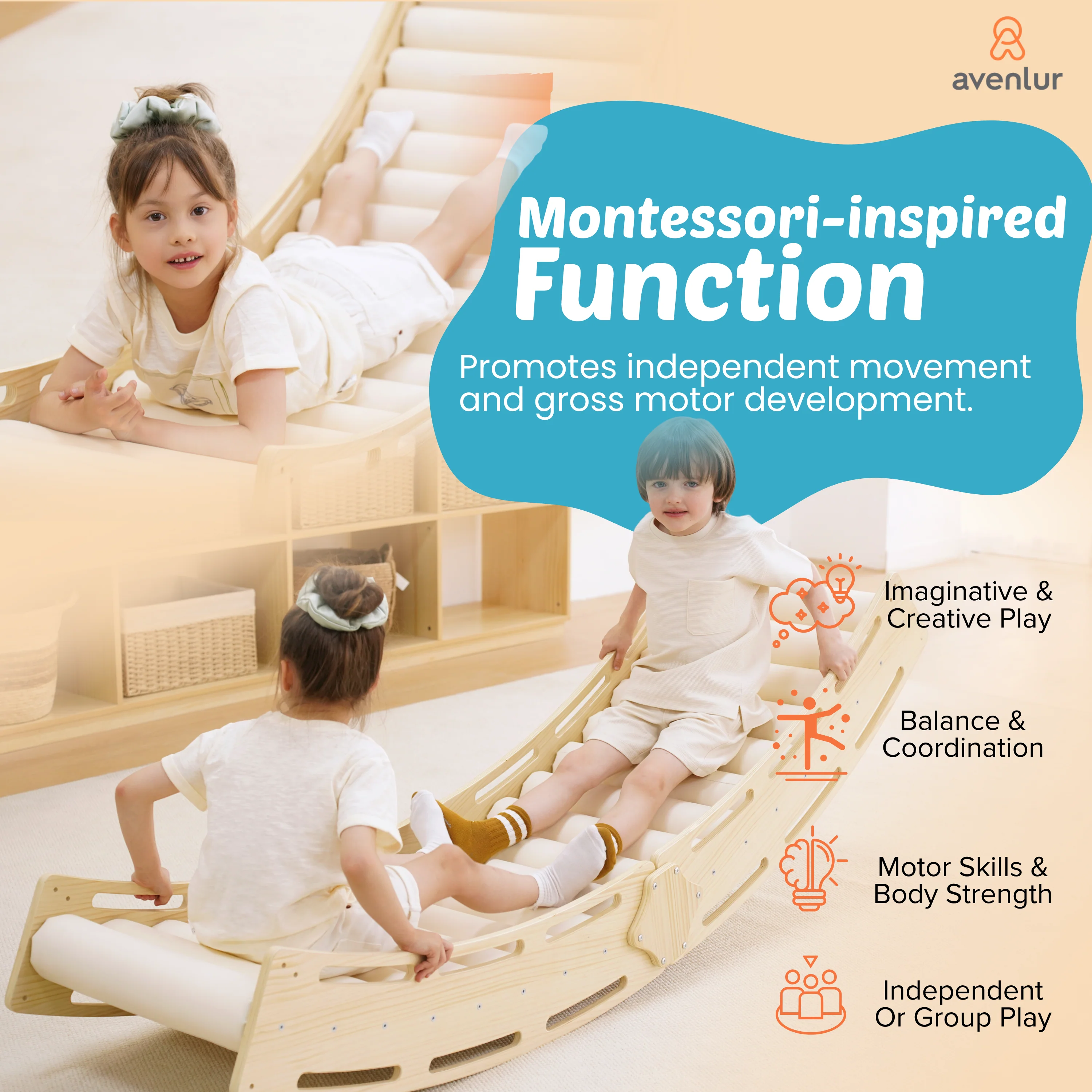 Sensory Roller Slide & Rocker Combo - Image 6