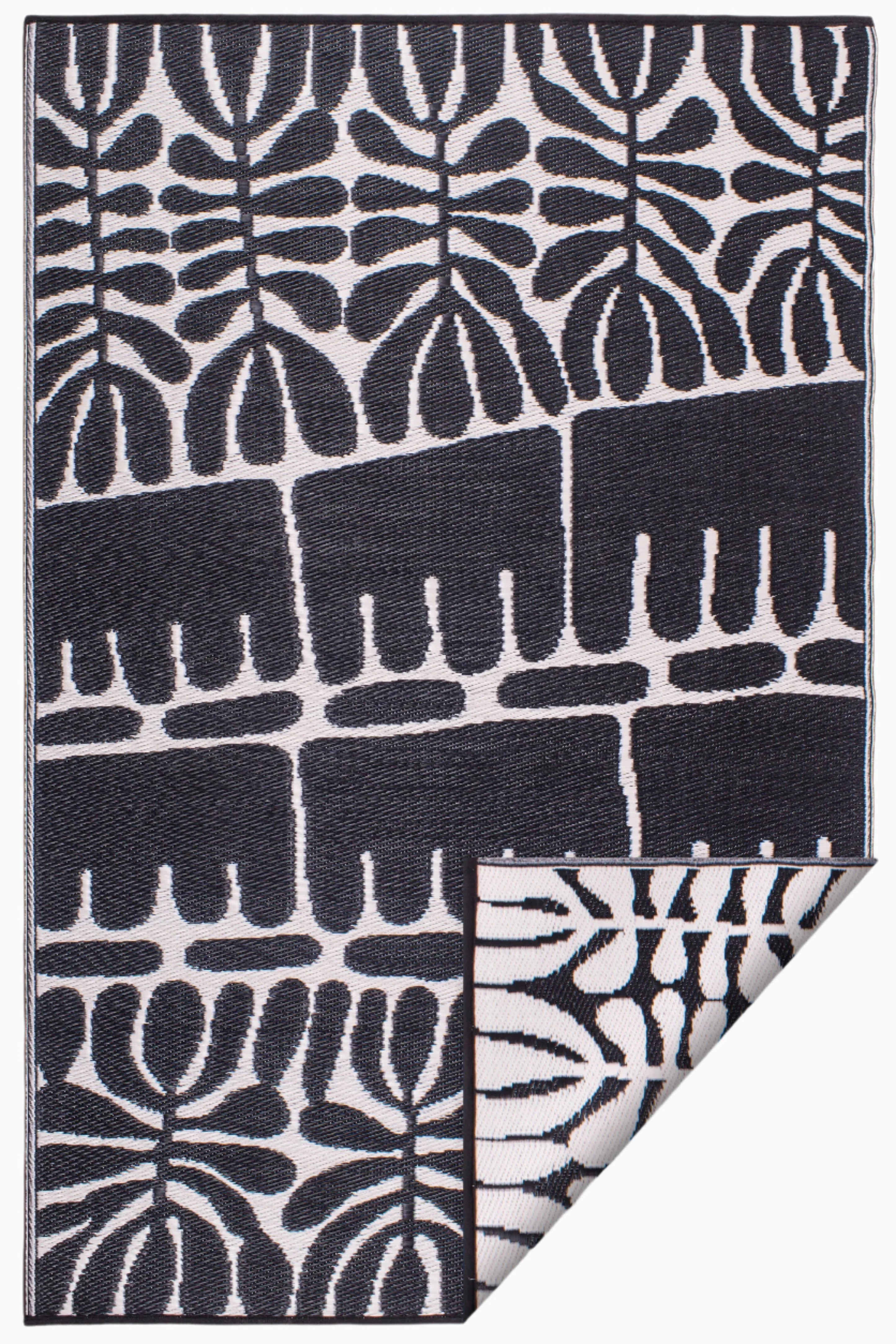 Serowe - Black & White Outdoor Rug for Patio - Image 6