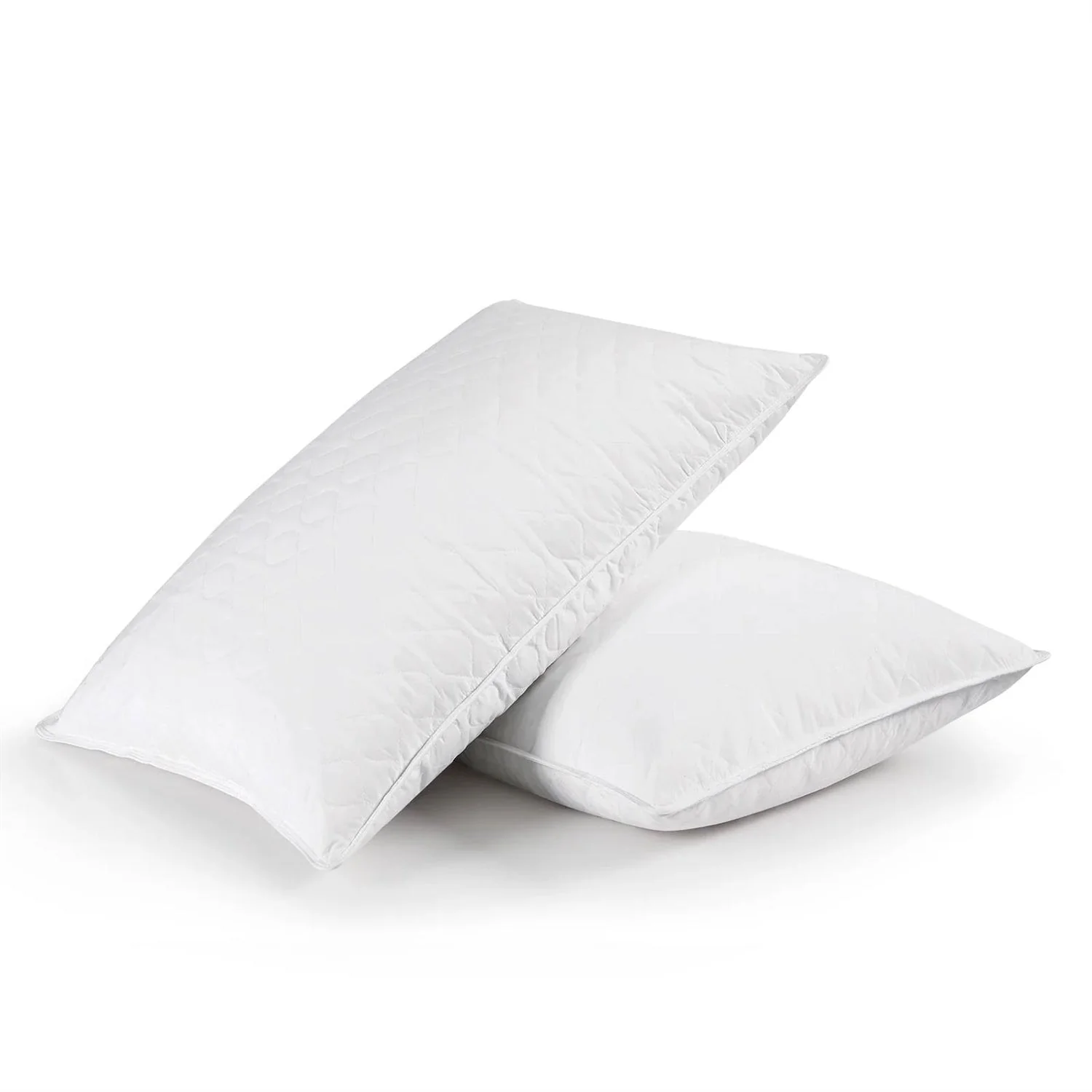 Set of 2 Machine Washable Down Feather Blend Pillow in King size - Image 5