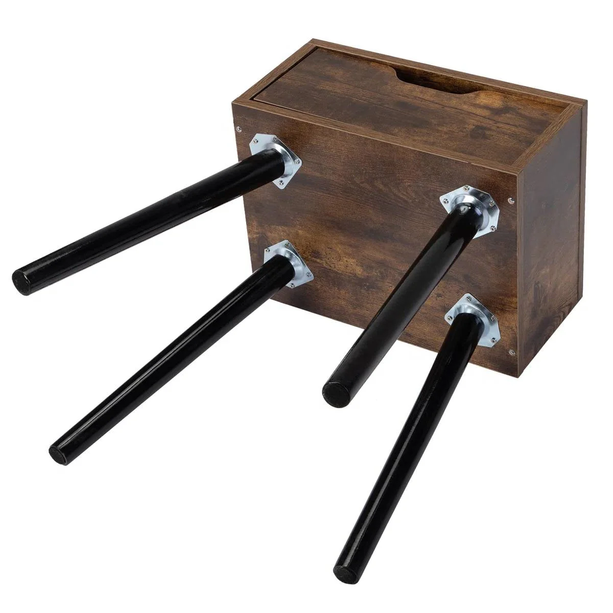 Set of 2 - Modern Mid-Century Farmhouse Bedroom Nightstand End Table - Image 3