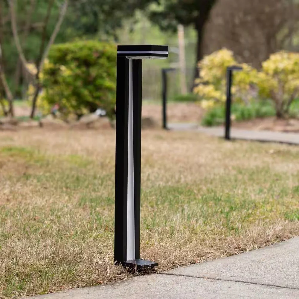 Set of 2 - Modern Outdoor Solar Light White LED Path Outdoor Yard Lighting - Image 4