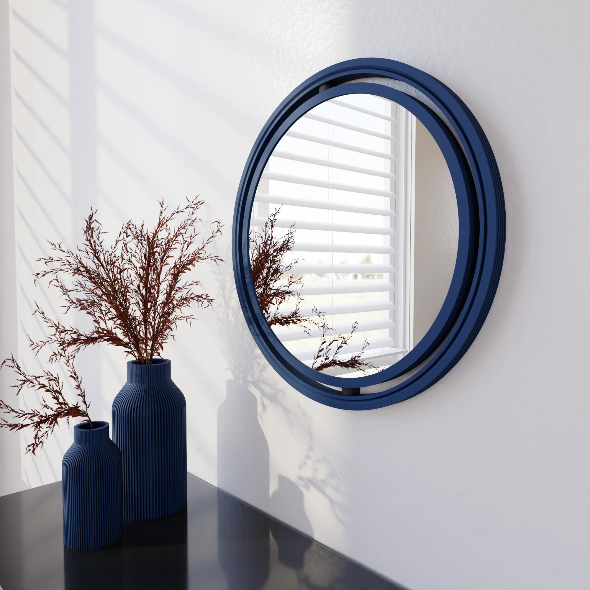 SET OF 3 GLOBE Mirror - Image 8