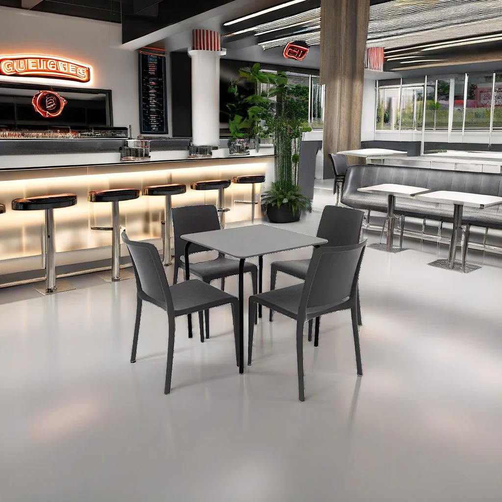 Set of 4 Patio Dining Side chair - Fresno - Image 2