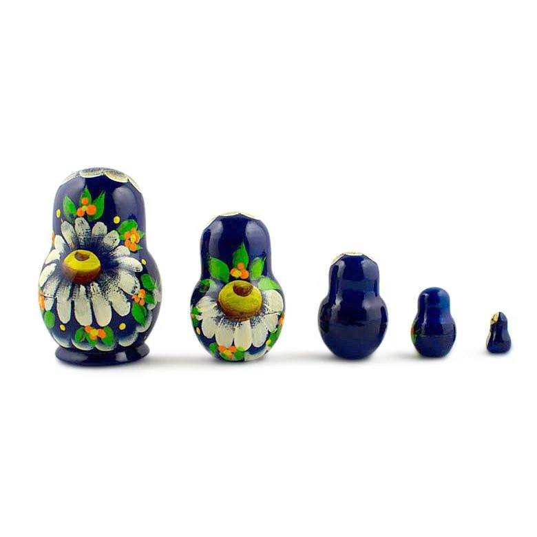Set of 5 Karina Nesting Dolls 3.5 Inches - Image 2