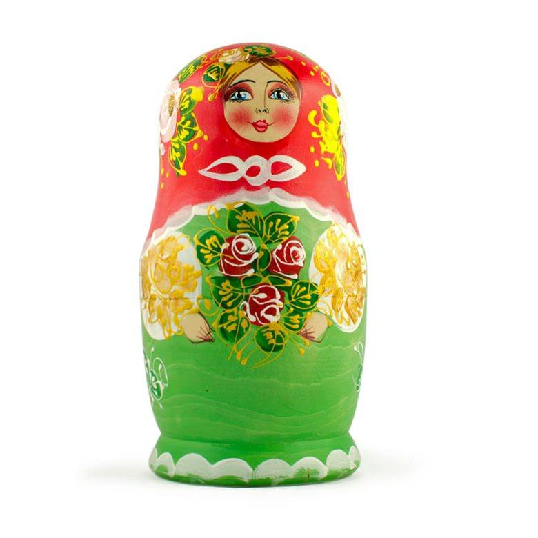 Set of 5 Olga Nesting Dolls 6.5 Inches - Image 3