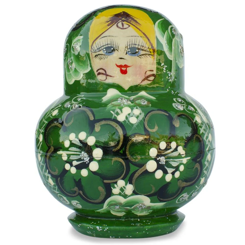 Set of 9 Rainbow Nesting Dolls  4.75 Inches - Image 3