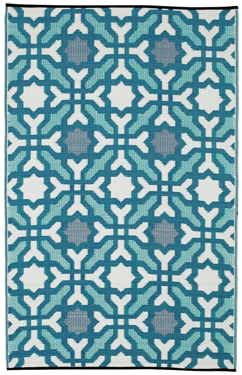 Seville - Multicolor Blue Outdoor Rug for Patio FINAL SALE - Image 2