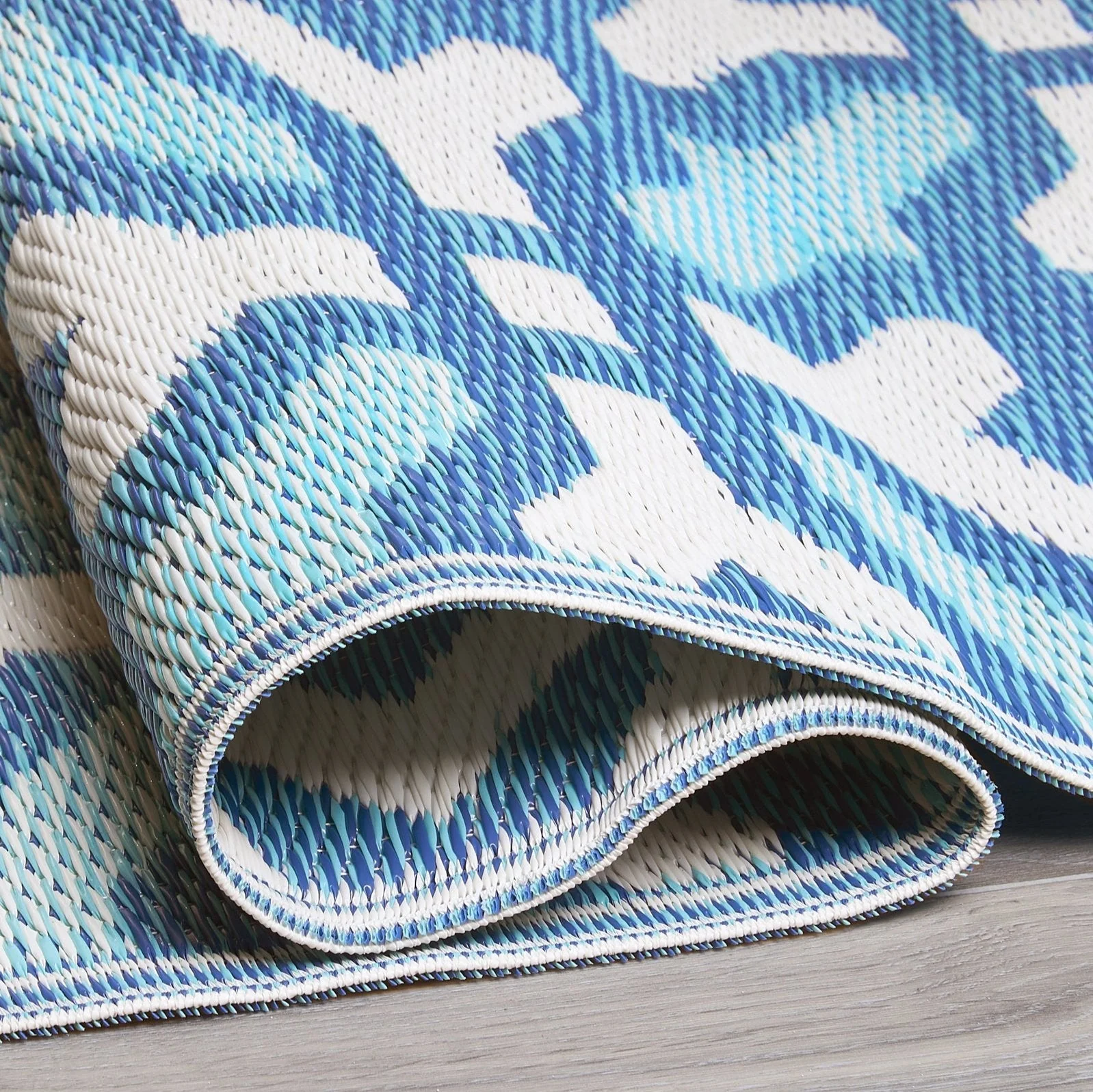 Seville - Multicolor Blue Outdoor Rug for Patio FINAL SALE - Image 4