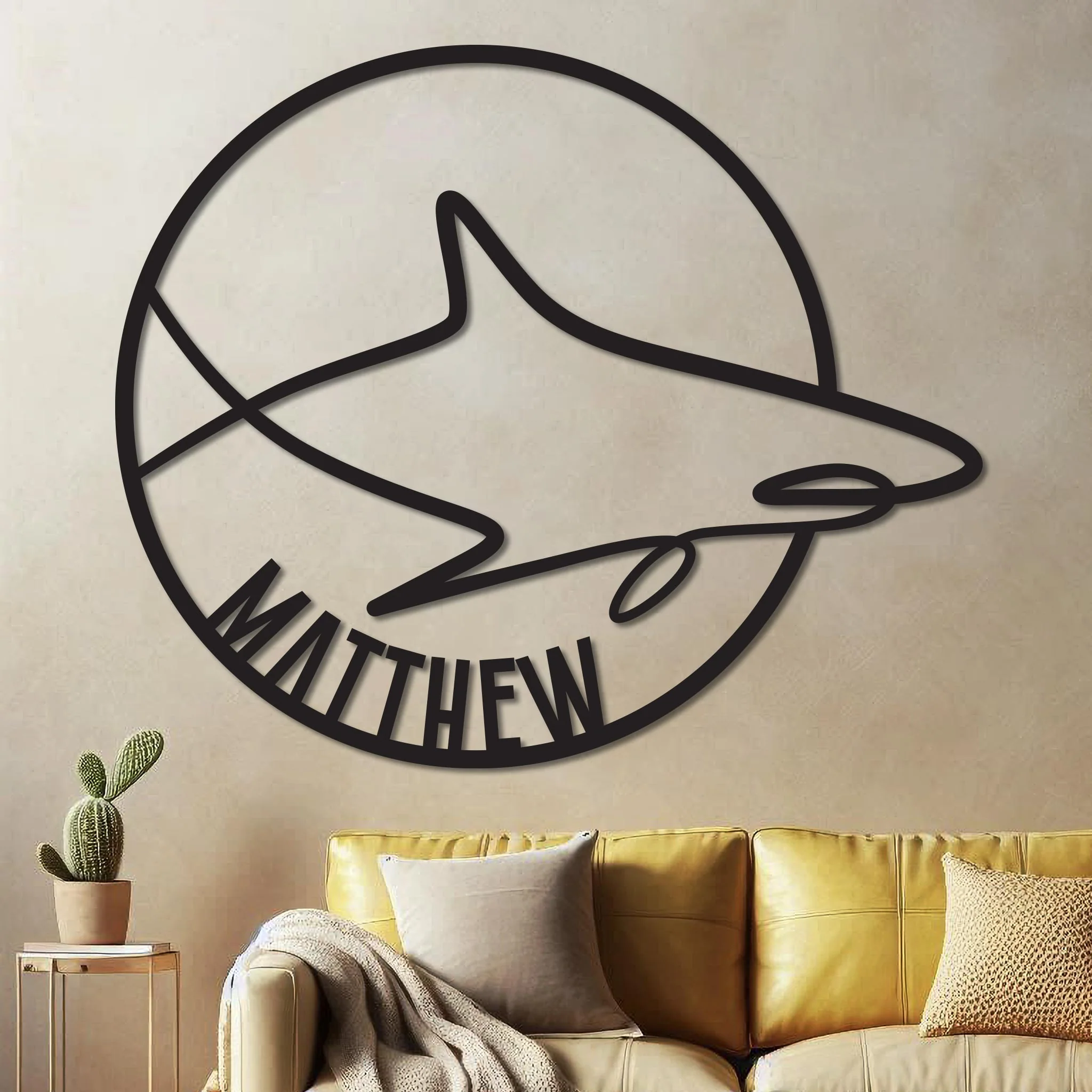 Shark Name Sign