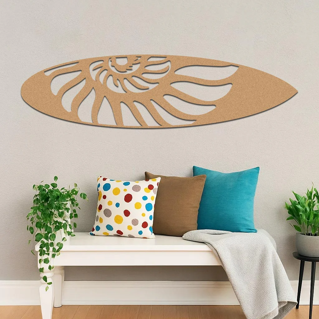 Shell Surfboard Sign - Image 3