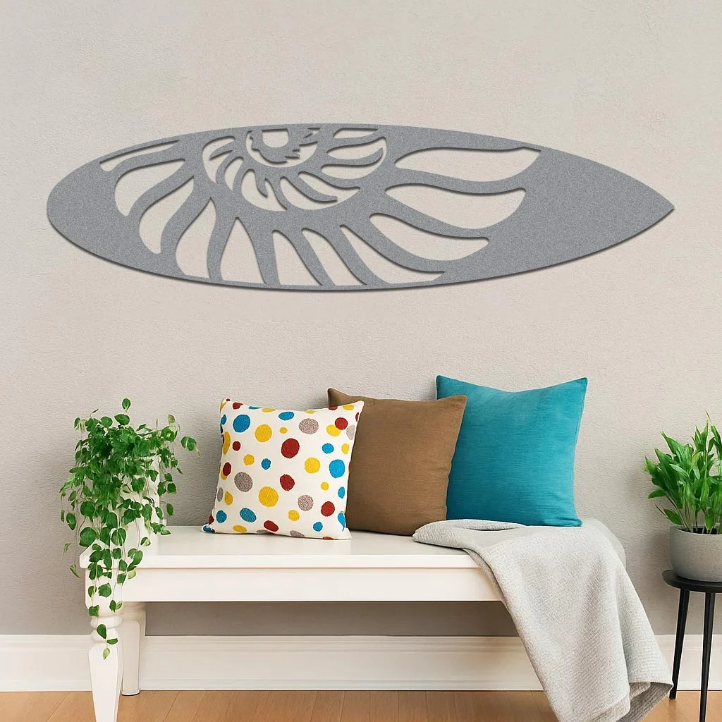 Shell Surfboard Sign - Image 6