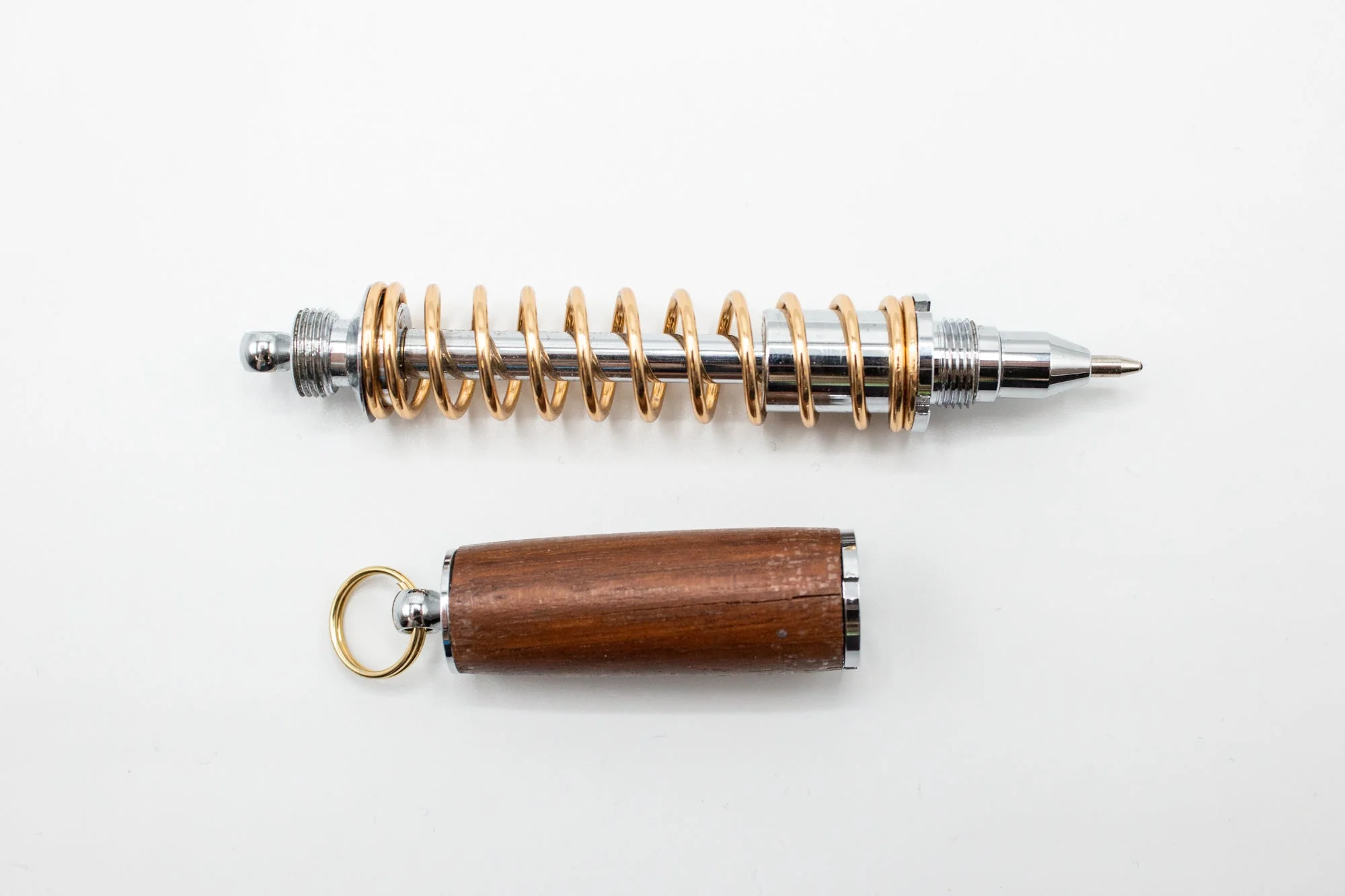 Shock Absorber Pen | Dark Stained | Handmade - Image 2