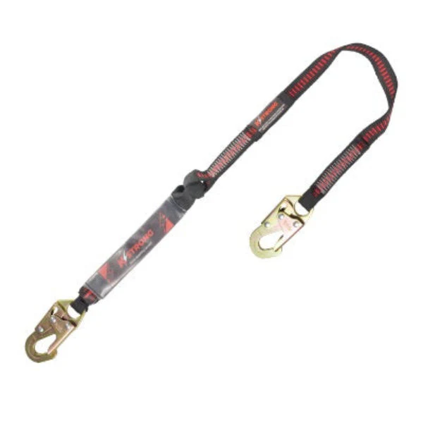 Shock Absorbing Lanyard - Clear Shock Pack - 2 Snap Hooks - All Sizes - Image 2