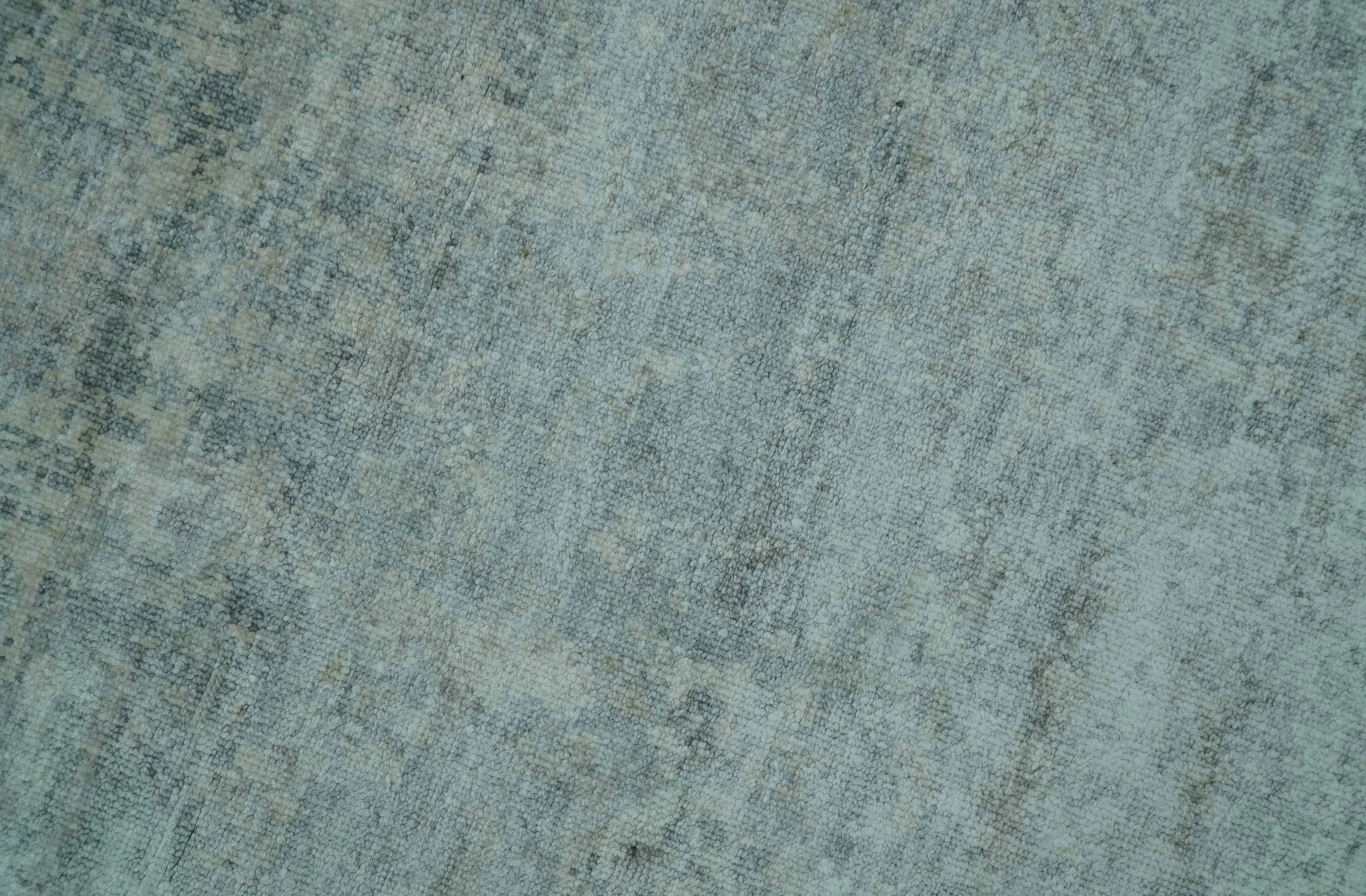 Silver design Modern Abstract Hand Knotted Bamboo Silk Area Rug - Image 6