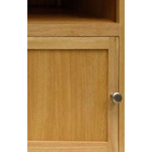 Simple End Table Nightsatnd Accent Table in Natural Wood Finish - Image 2