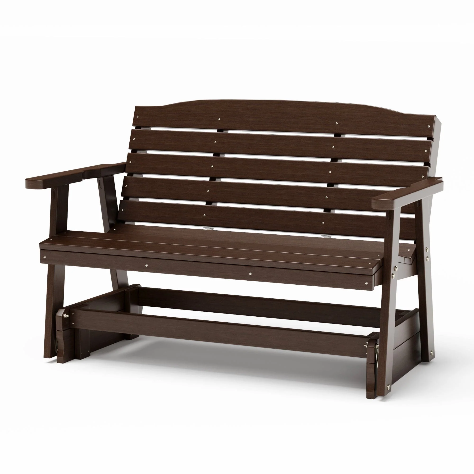 SimplyPoly Amish Made Classic Recycled Plastic Porch Glider - Image 10