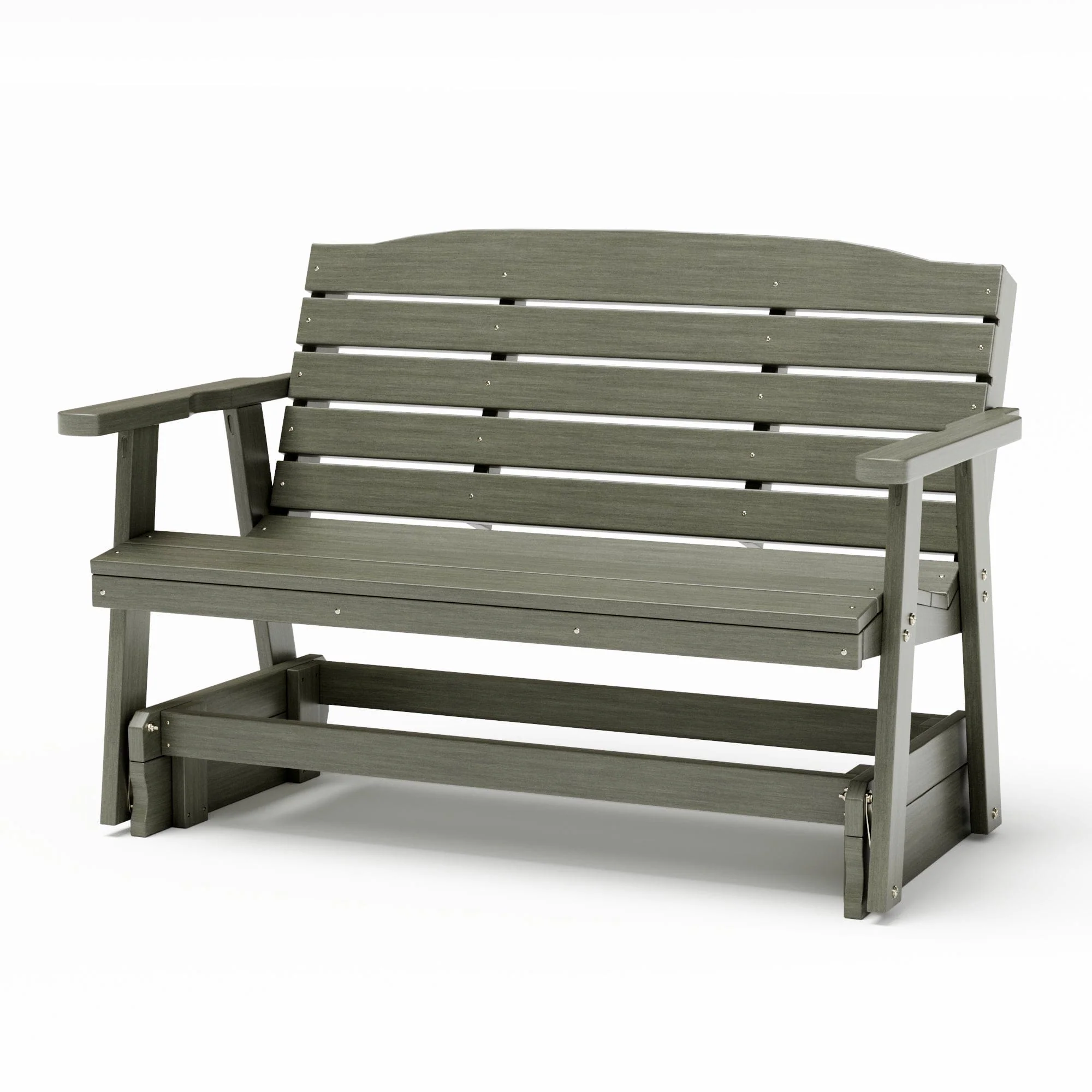 SimplyPoly Amish Made Classic Recycled Plastic Porch Glider - Image 11