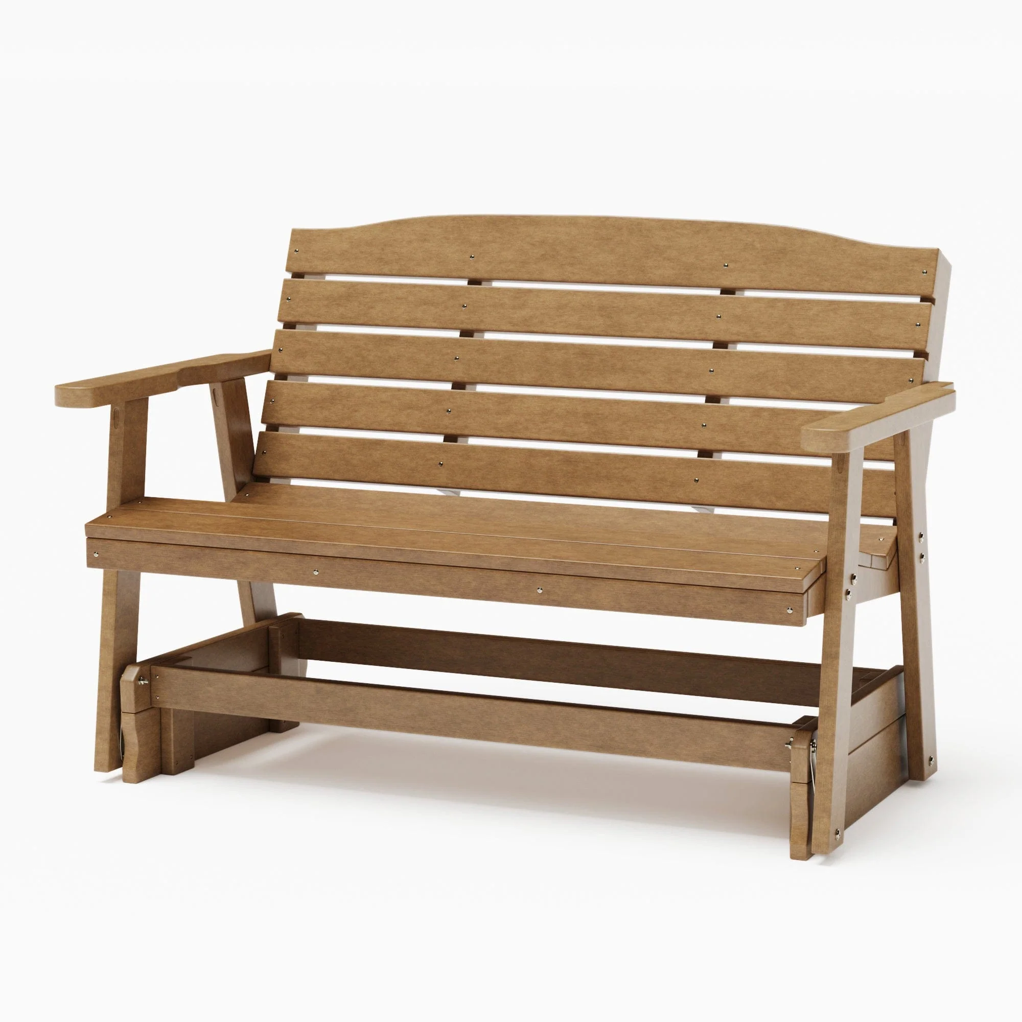 SimplyPoly Amish Made Classic Recycled Plastic Porch Glider - Image 4