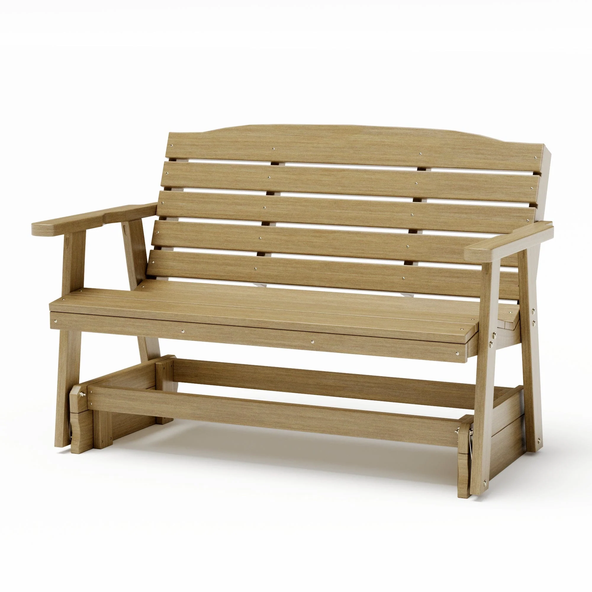 SimplyPoly Amish Made Classic Recycled Plastic Porch Glider - Image 6