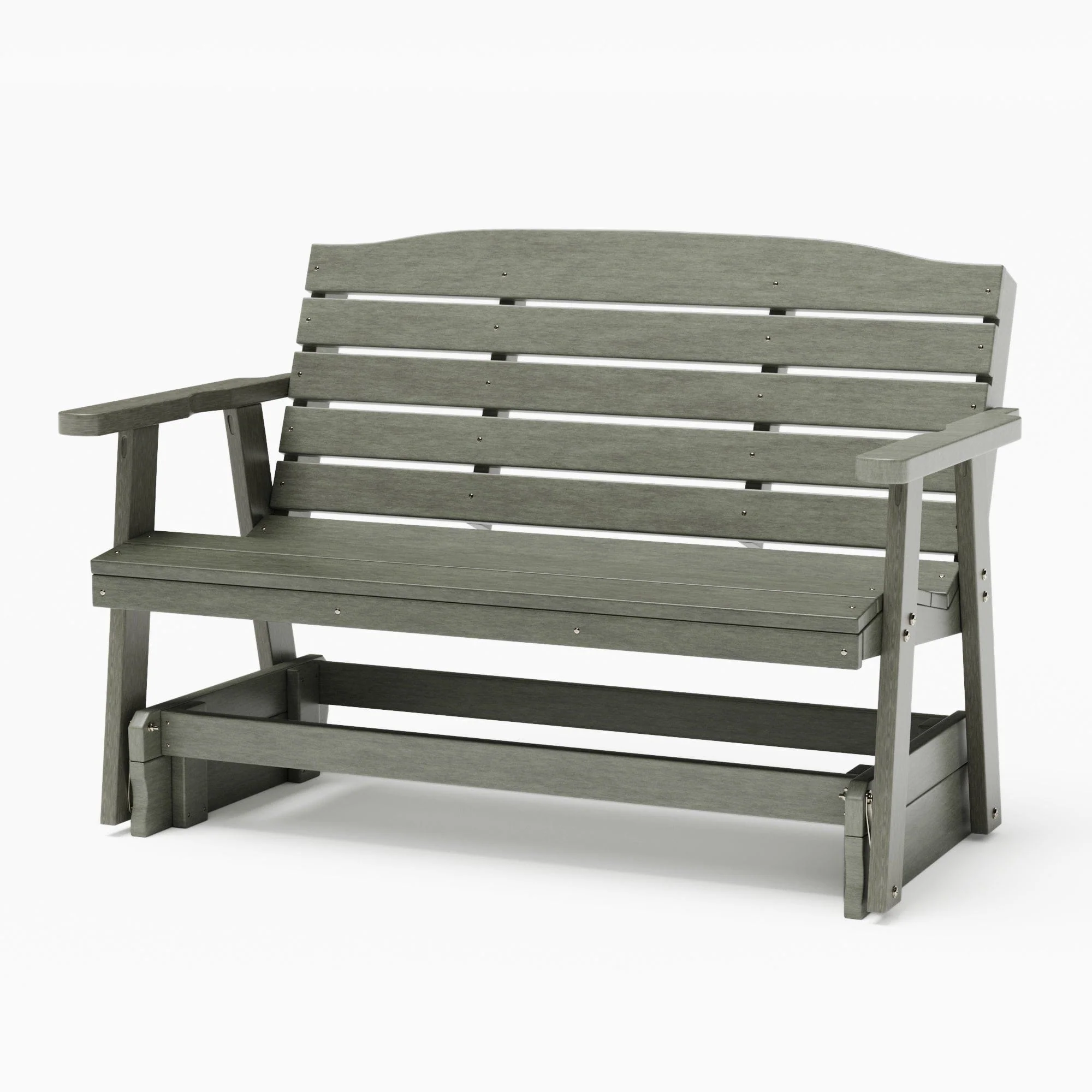 SimplyPoly Amish Made Classic Recycled Plastic Porch Glider - Image 8
