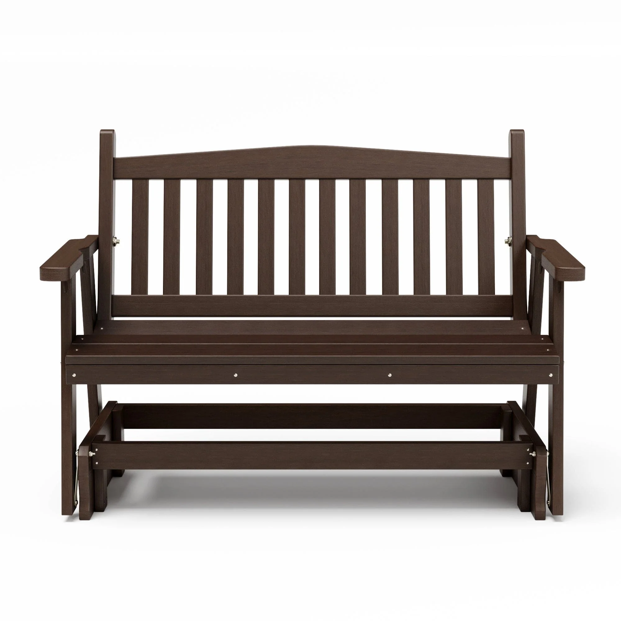 SimplyPoly Amish Made Mission Recycled Plastic Porch Glider - Image 10