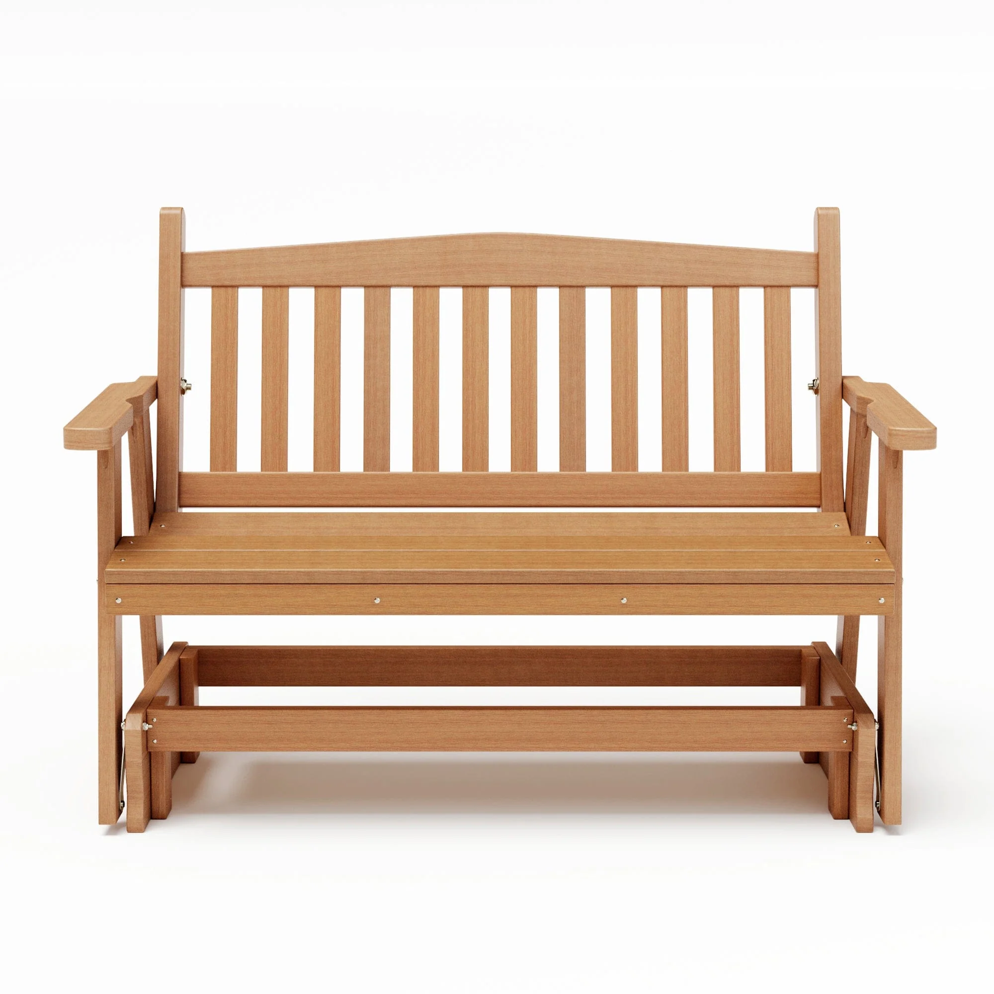 SimplyPoly Amish Made Mission Recycled Plastic Porch Glider - Image 12
