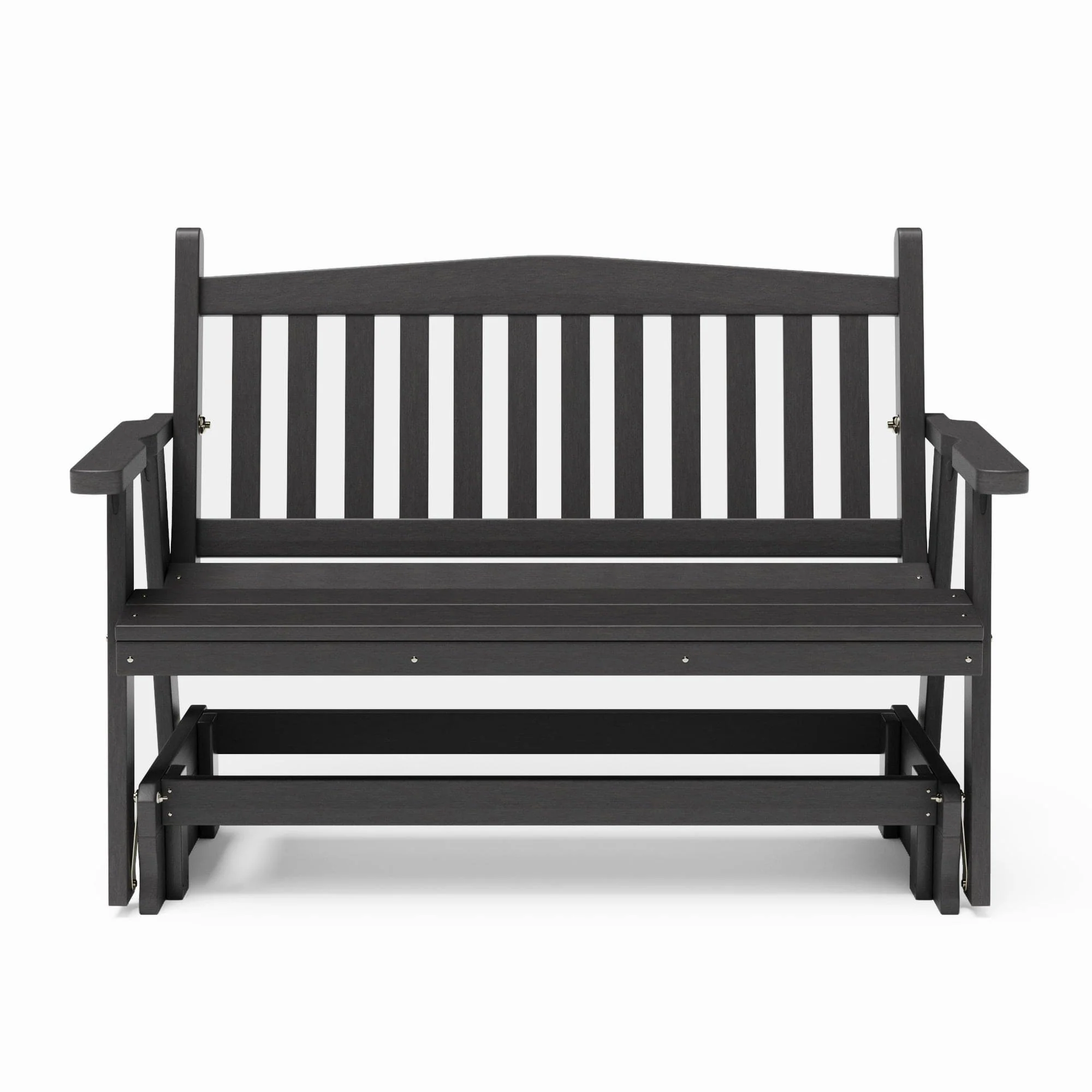 SimplyPoly Amish Made Mission Recycled Plastic Porch Glider - Image 13
