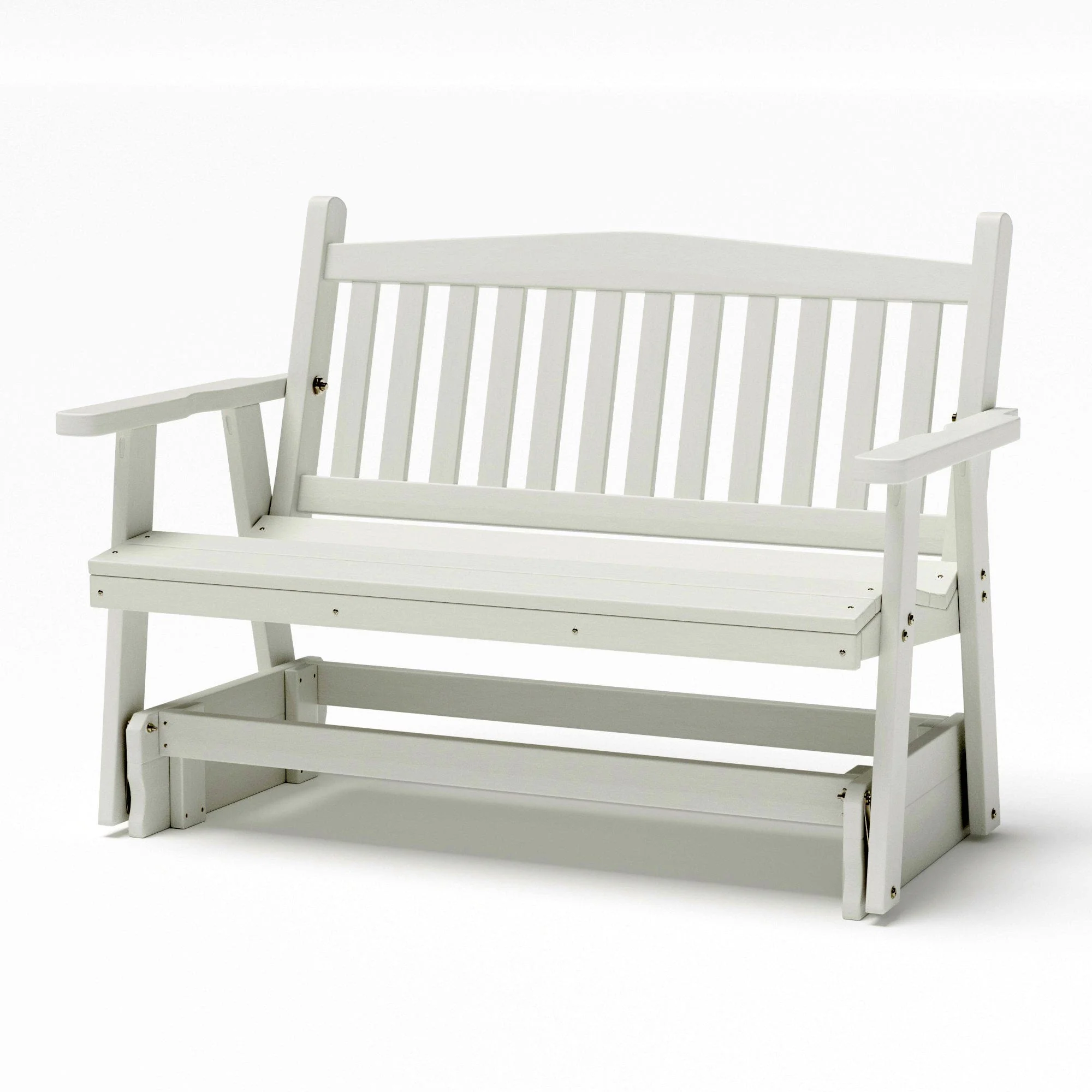 SimplyPoly Amish Made Mission Recycled Plastic Porch Glider - Image 15