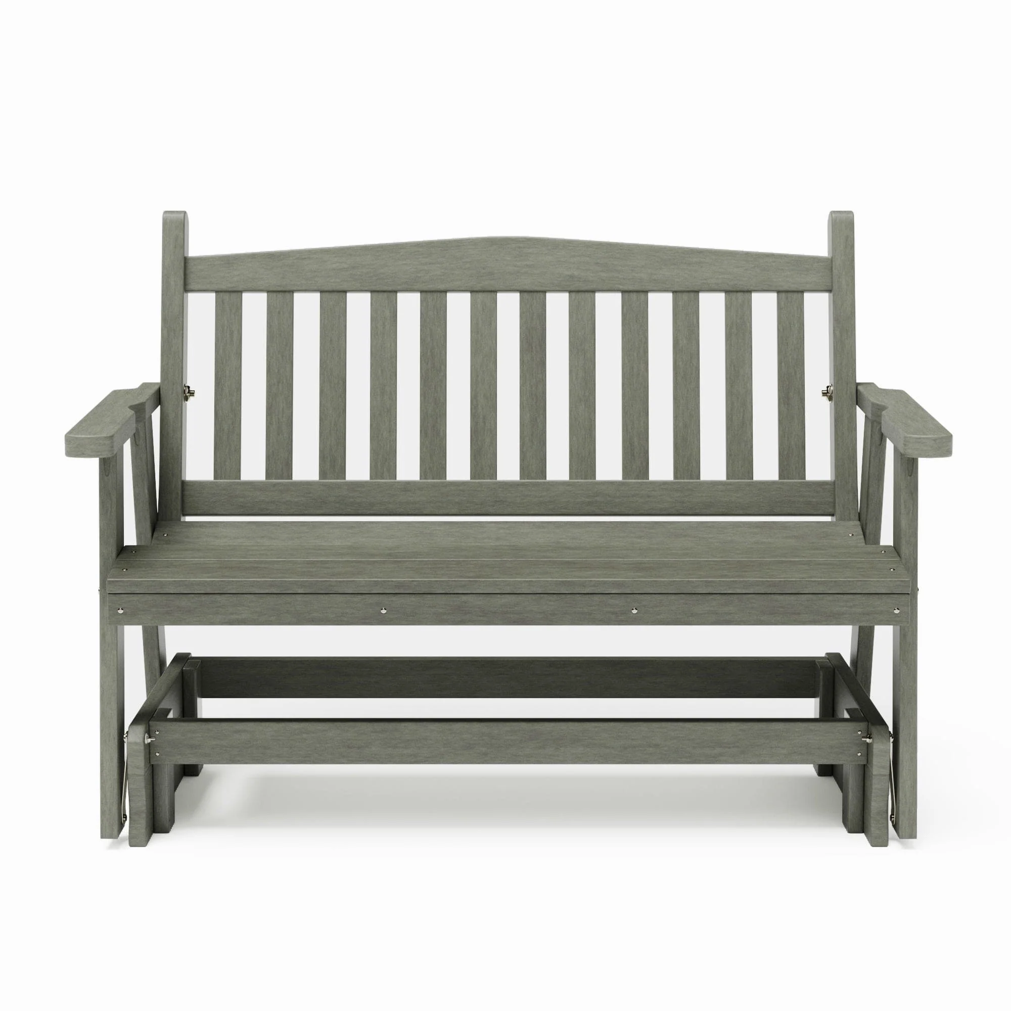 SimplyPoly Amish Made Mission Recycled Plastic Porch Glider - Image 17