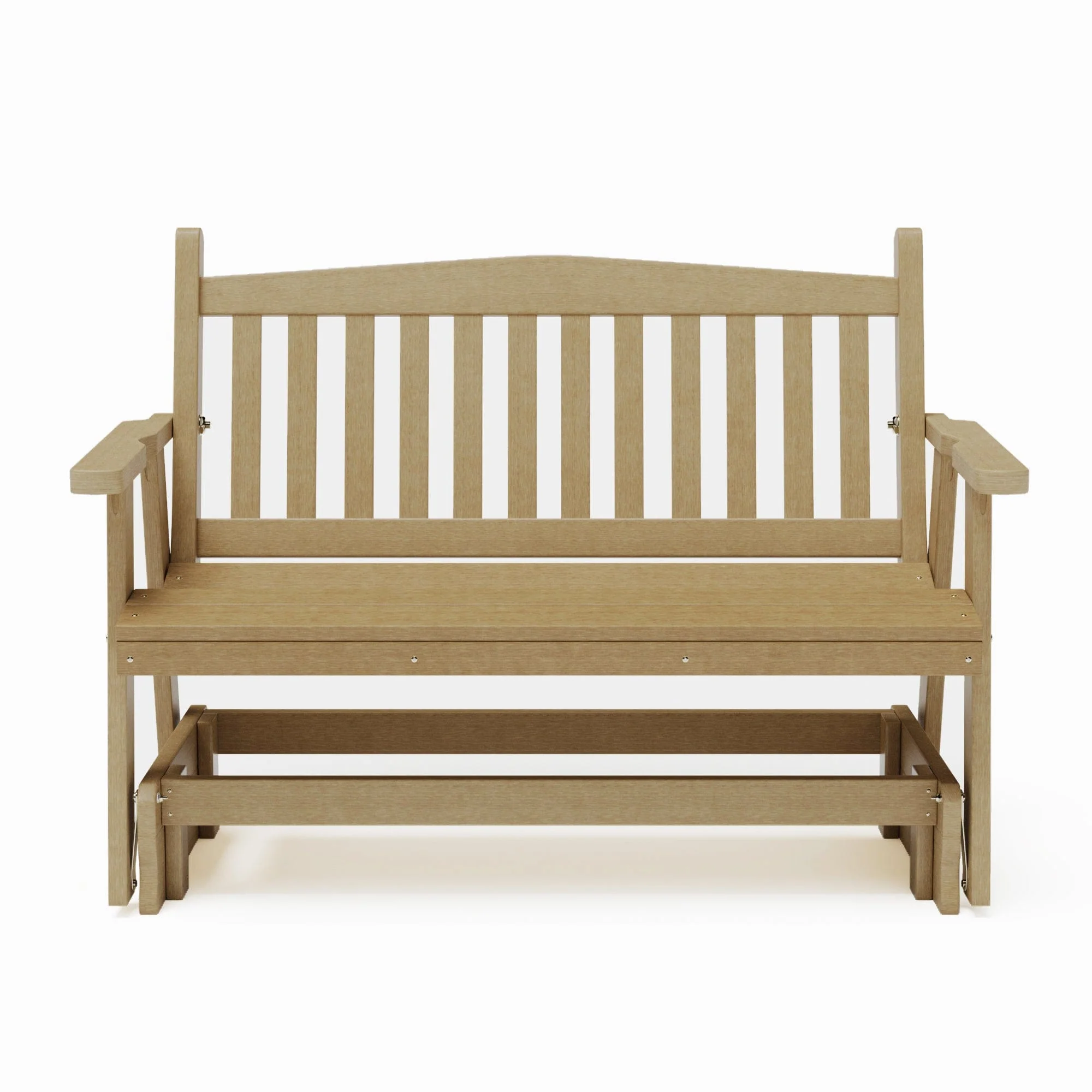 SimplyPoly Amish Made Mission Recycled Plastic Porch Glider - Image 24