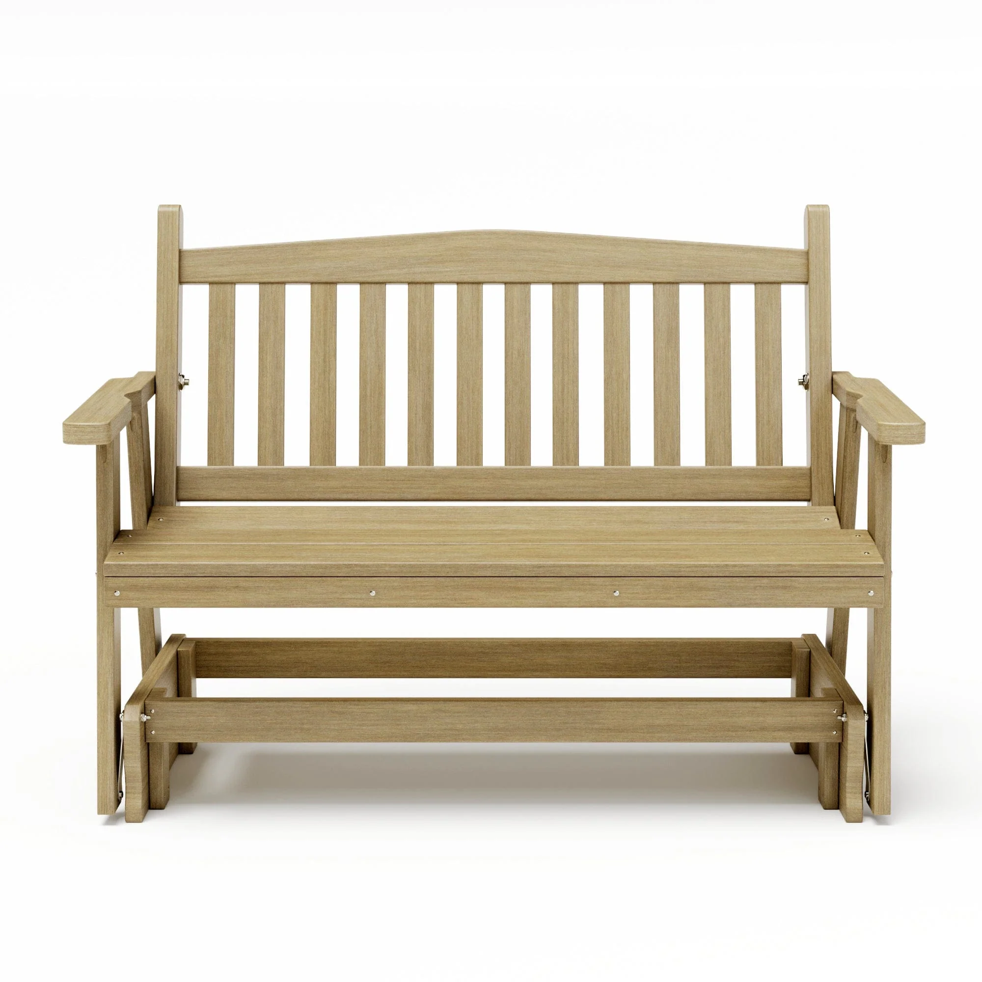 SimplyPoly Amish Made Mission Recycled Plastic Porch Glider - Image 6