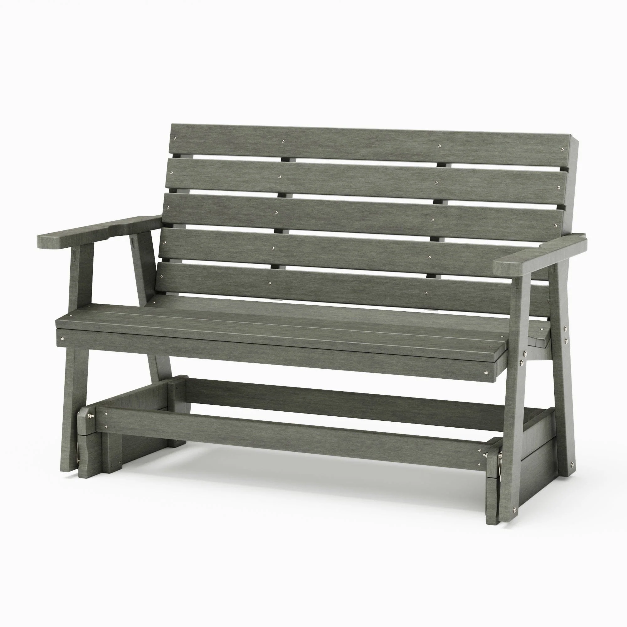 SimplyPoly Amish Made Signature Recycled Plastic Porch Glider - Image 21