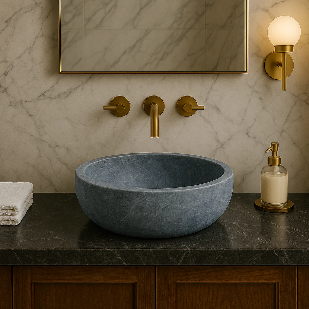 Sirius Silver Marble Sink - Image 3
